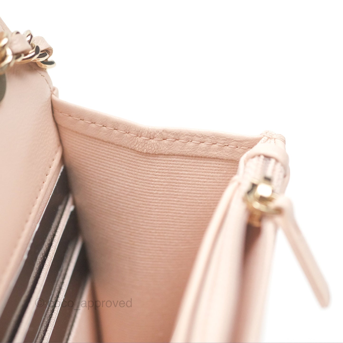 Chanel Trendy CC WOC Quilted Light Pink Lambskin Gold Hardware