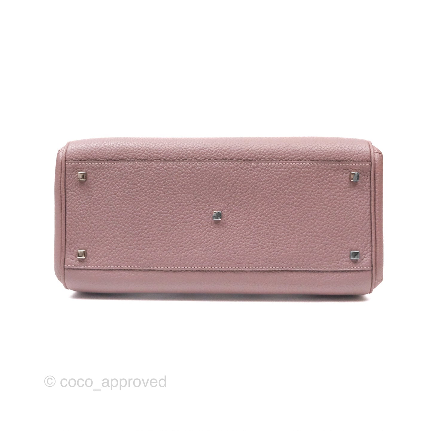Moynat Pauline PM Bag Purple Calfskin Silver Hardware
