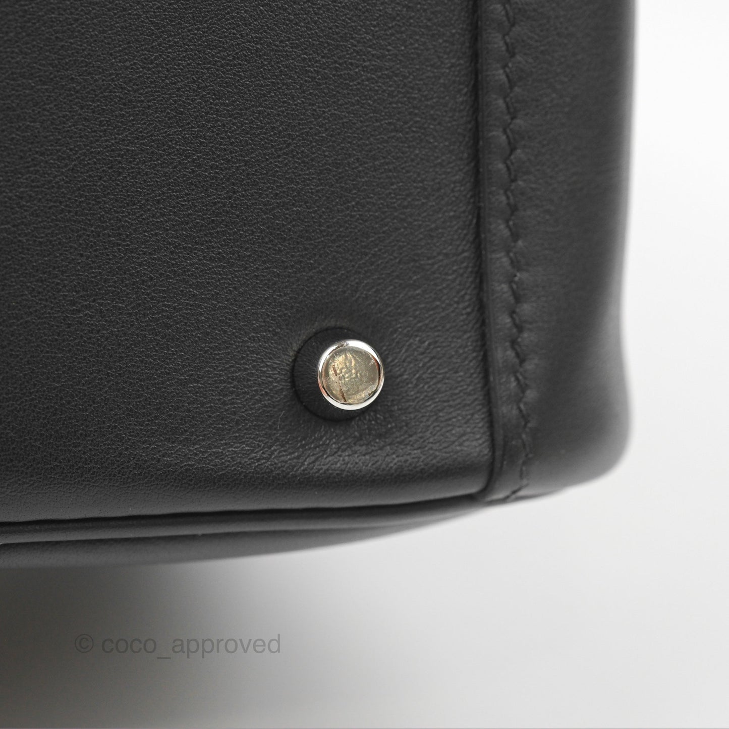 Hermès Mini Lindy 20 Back Swift Palladium Hardware