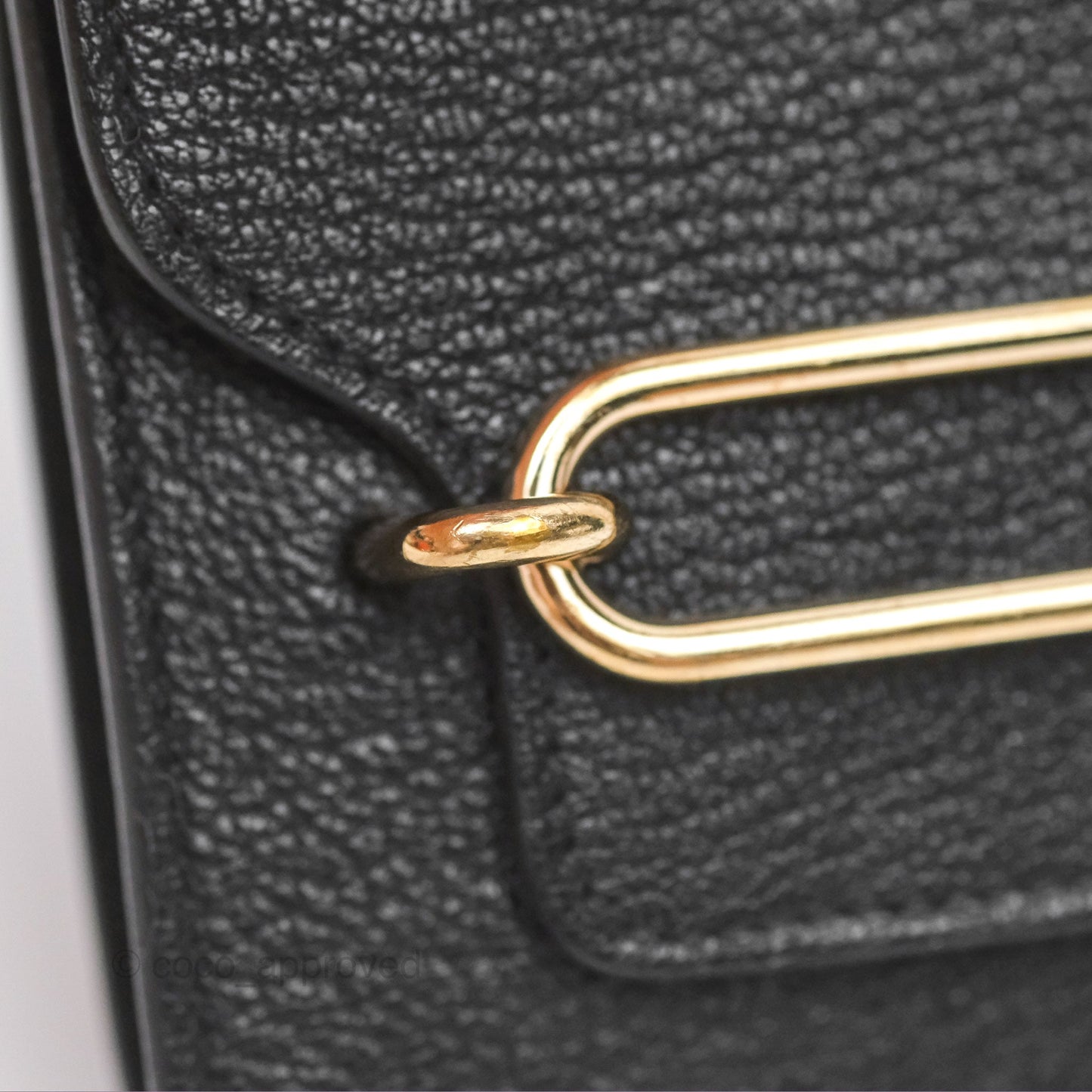 Hermès Roulis Slim Wallet Black Noir 89 Chevre Mysore Gold Hardware