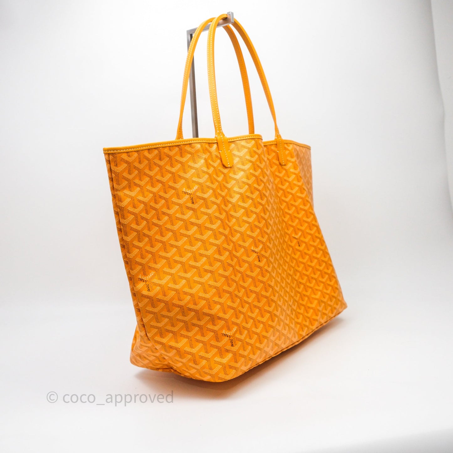 Goyard St. Louis GM Yellow Goyardine Canvas