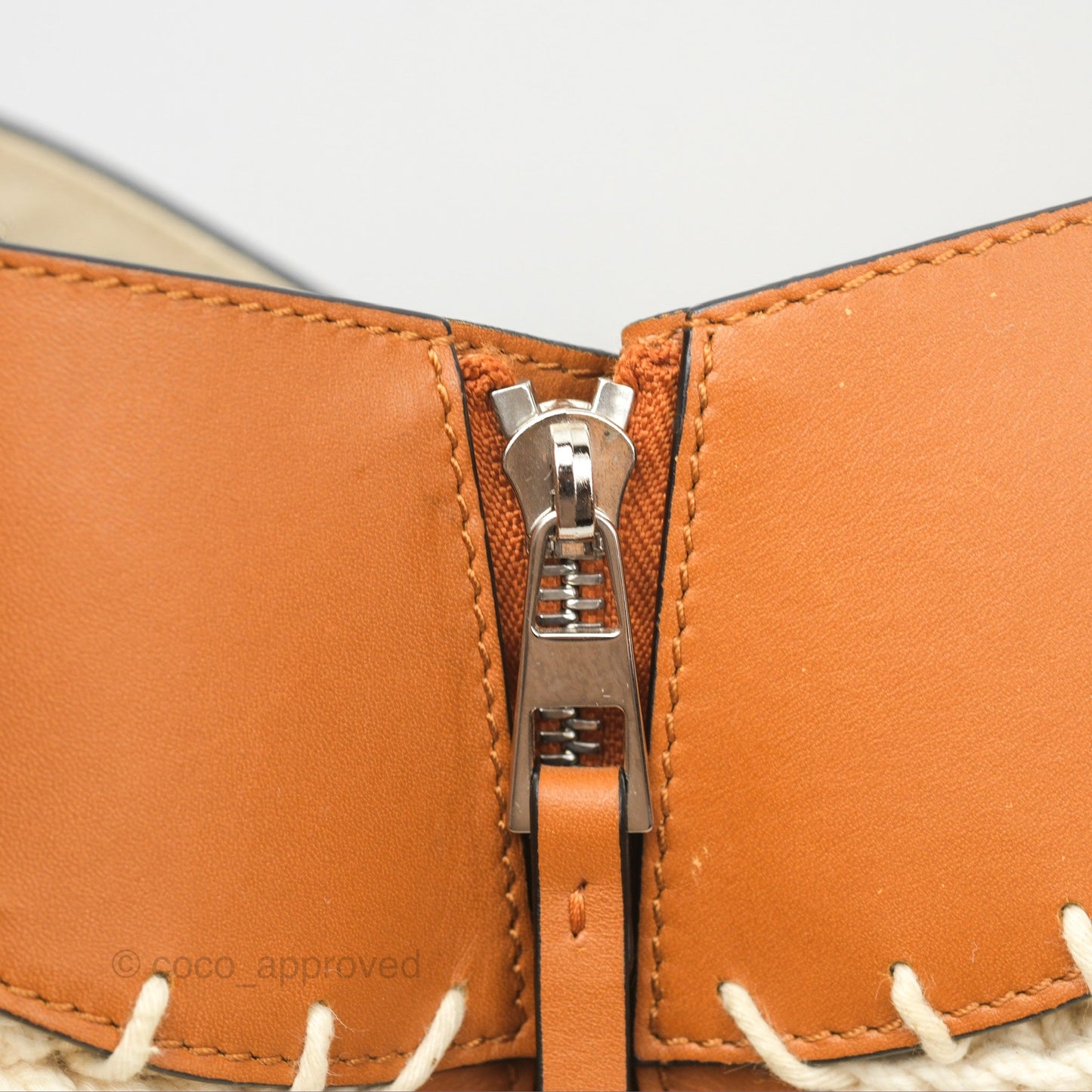 Loewe Small Hammock Shoulder Bag Crochet Tan Calfskin