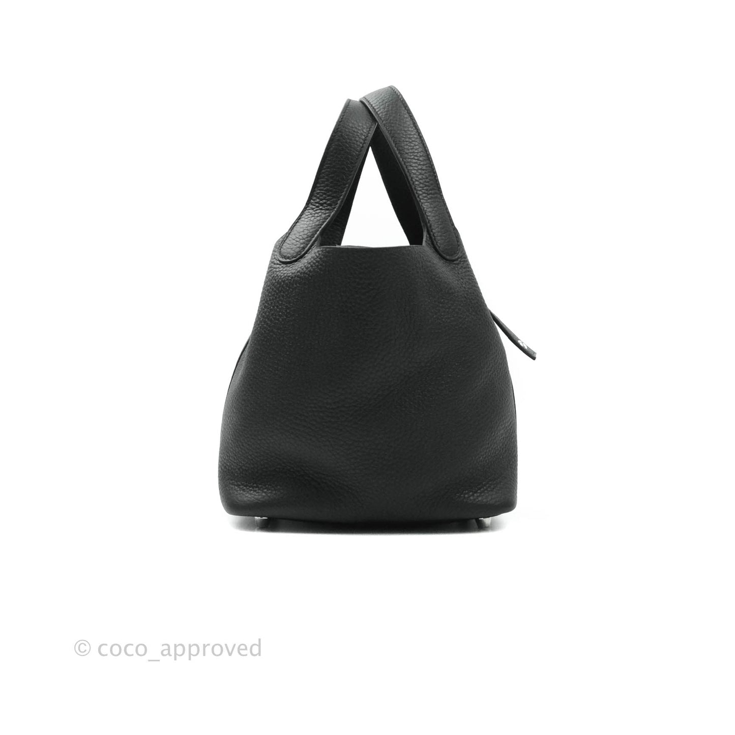 Hermès Taurillon Clemence Picotin Lock 18 PM Black Palladium Hardware