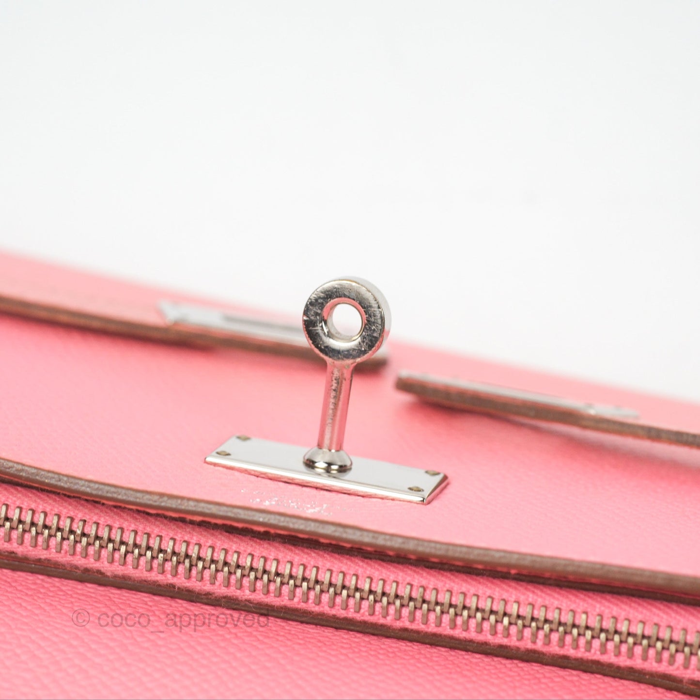 Hermès Kelly Wallet Rose Confetti Epsom Palladium Hardware