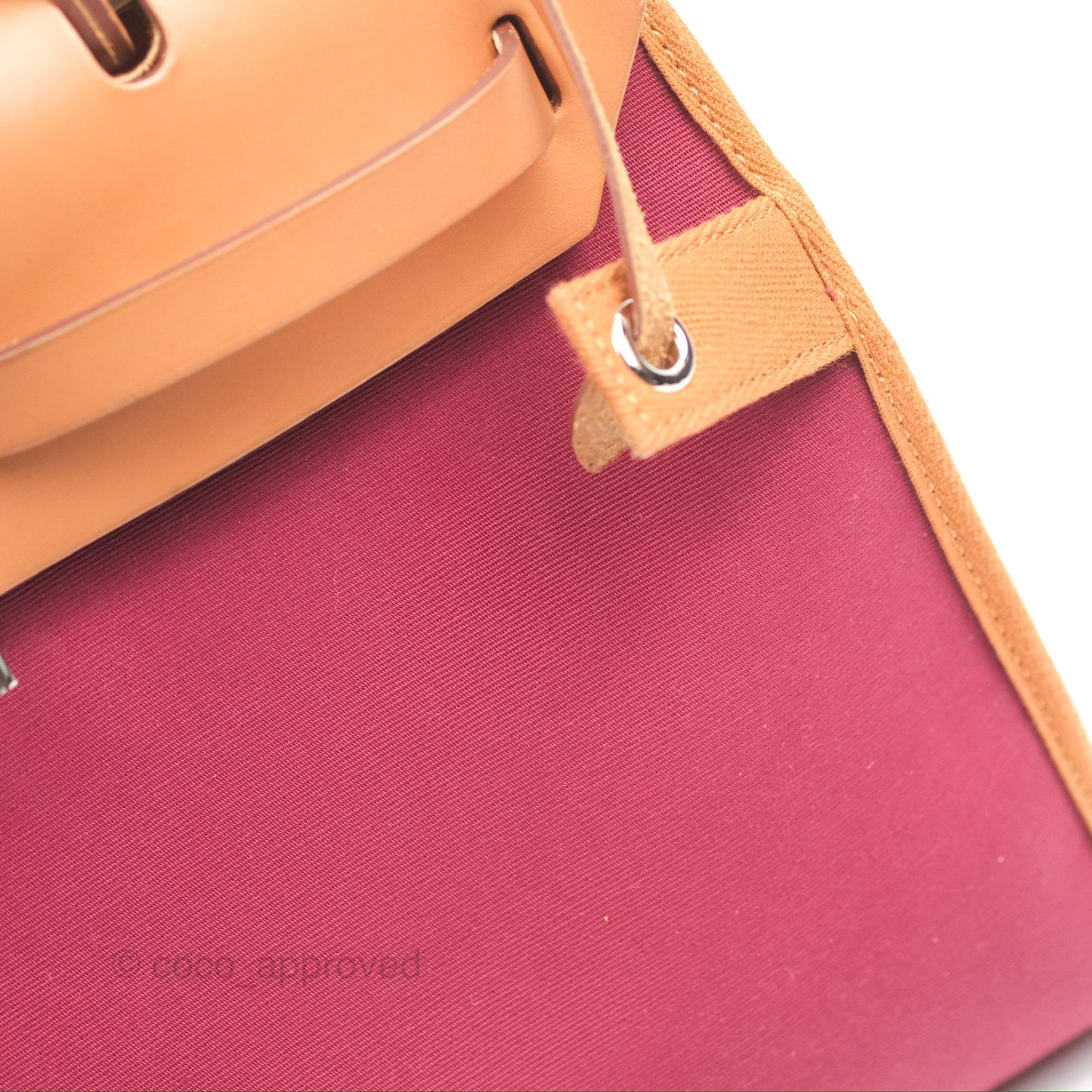 Hermès Herbag Zip 31 Retourne Rose Bubblegum Rubis Nature Canvas Palladium Hardware