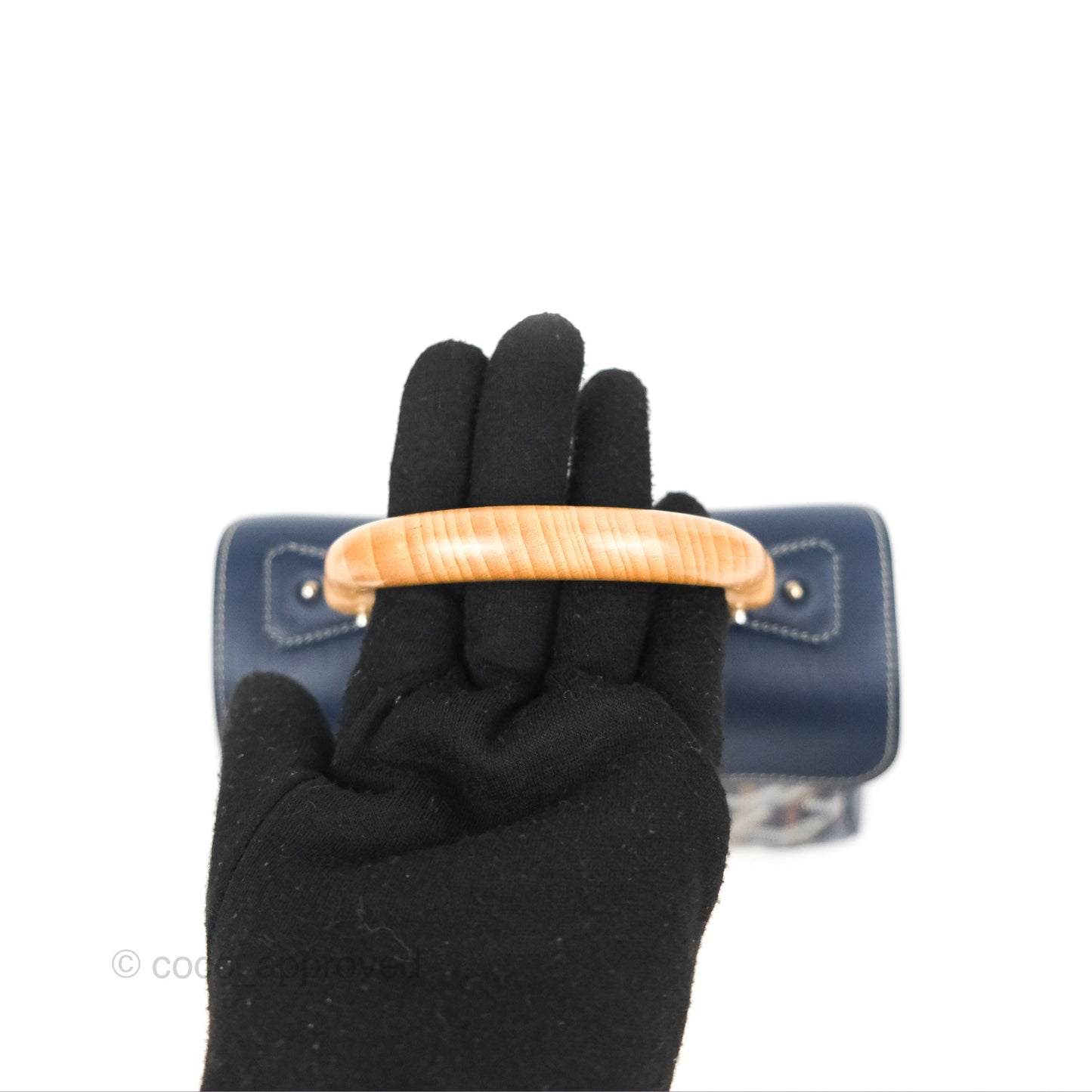 Goyard Saïgon Mini Bag Navy Goyardine Canvas/Chevroches Calfskin