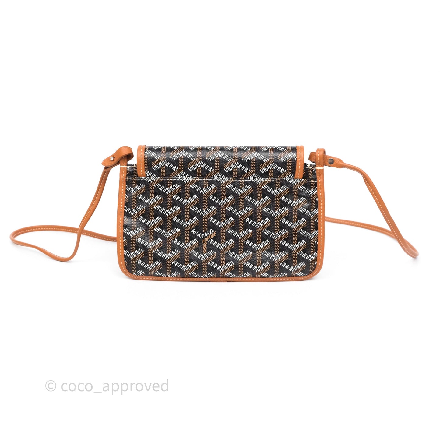 Goyard Plumet Pocket Wallet Tan Black