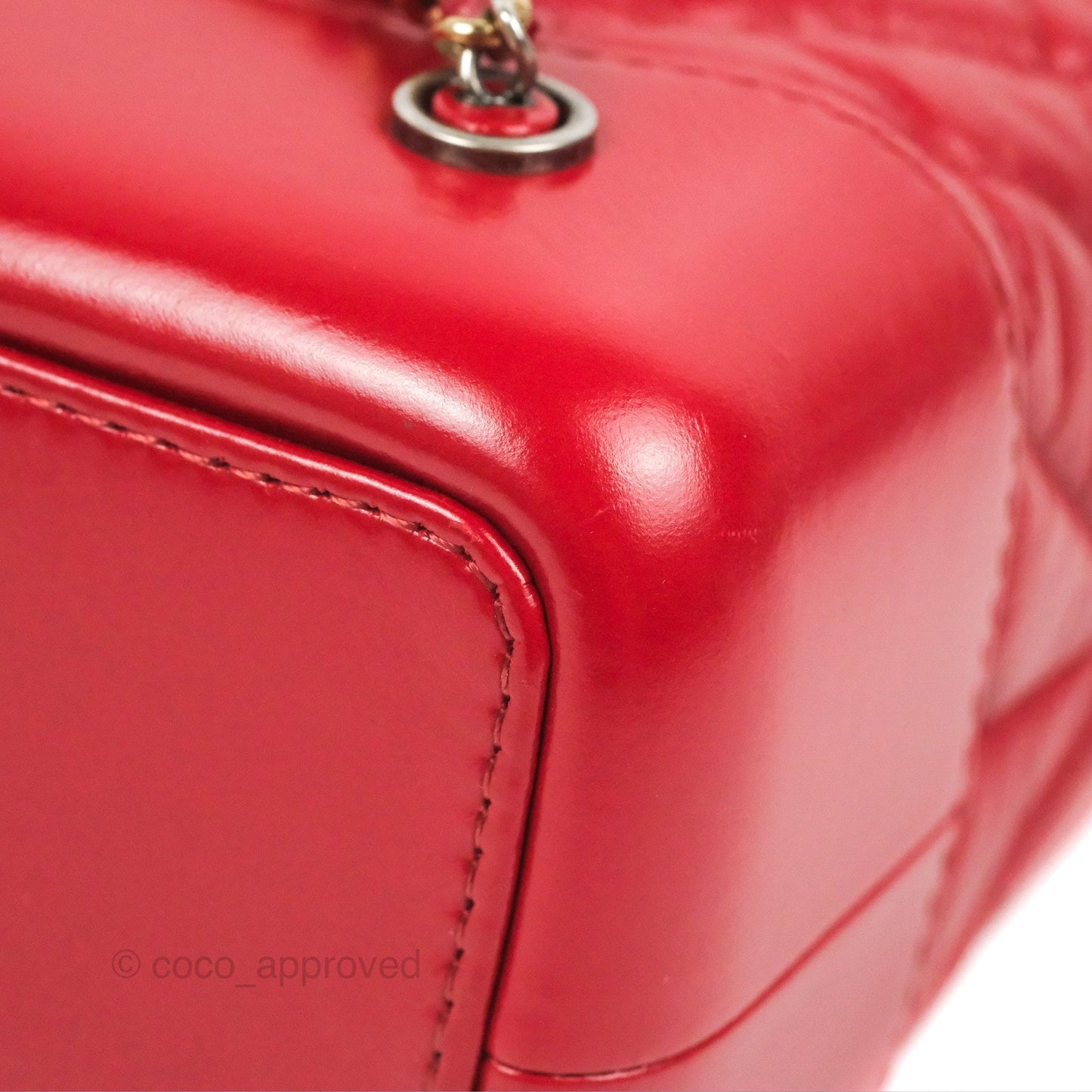 Chanel Small Chevron Gabrielle Backpack Dark Pink Aged Calfskin