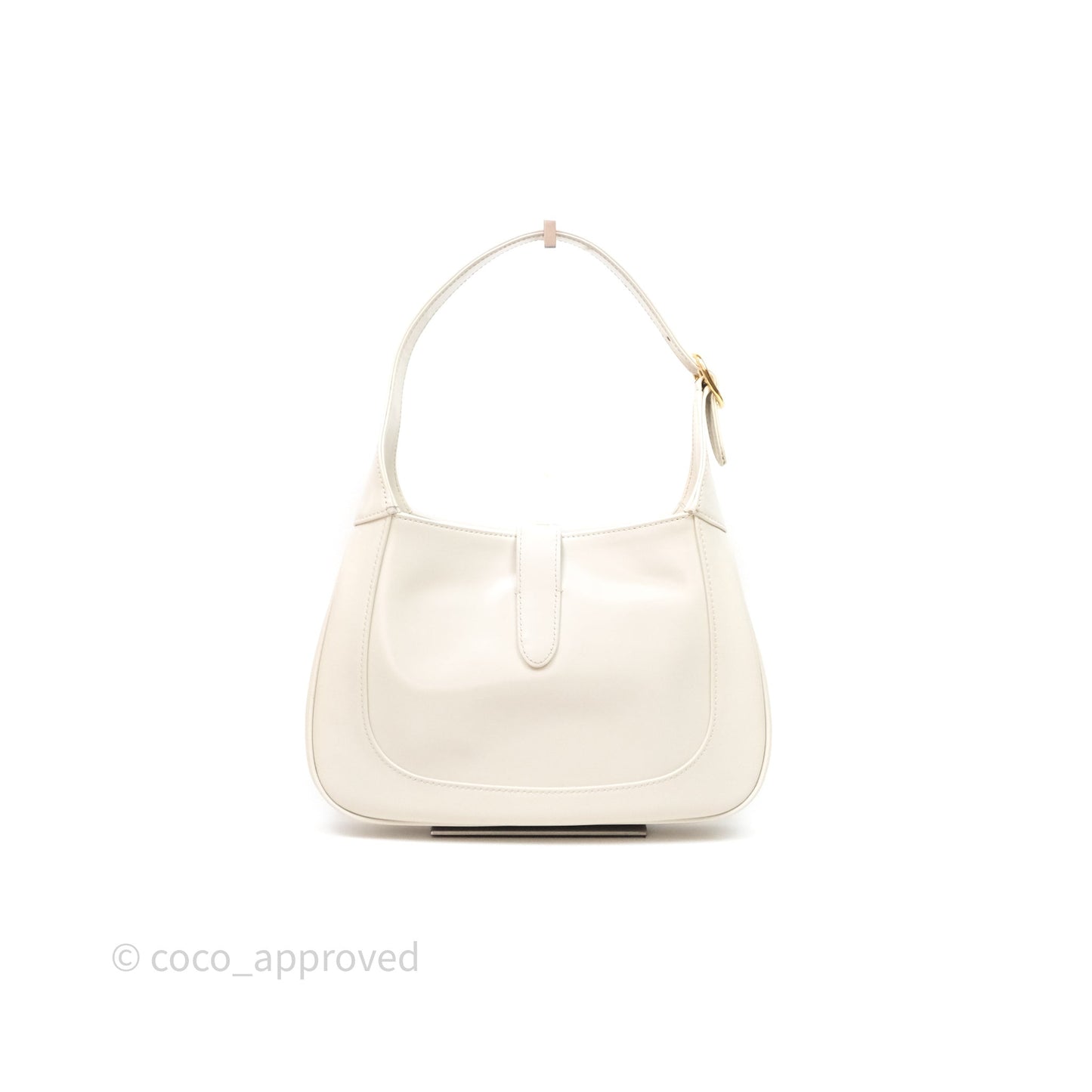 Gucci Jackie 1961 White Small Shoulder Bag Gold Hardware