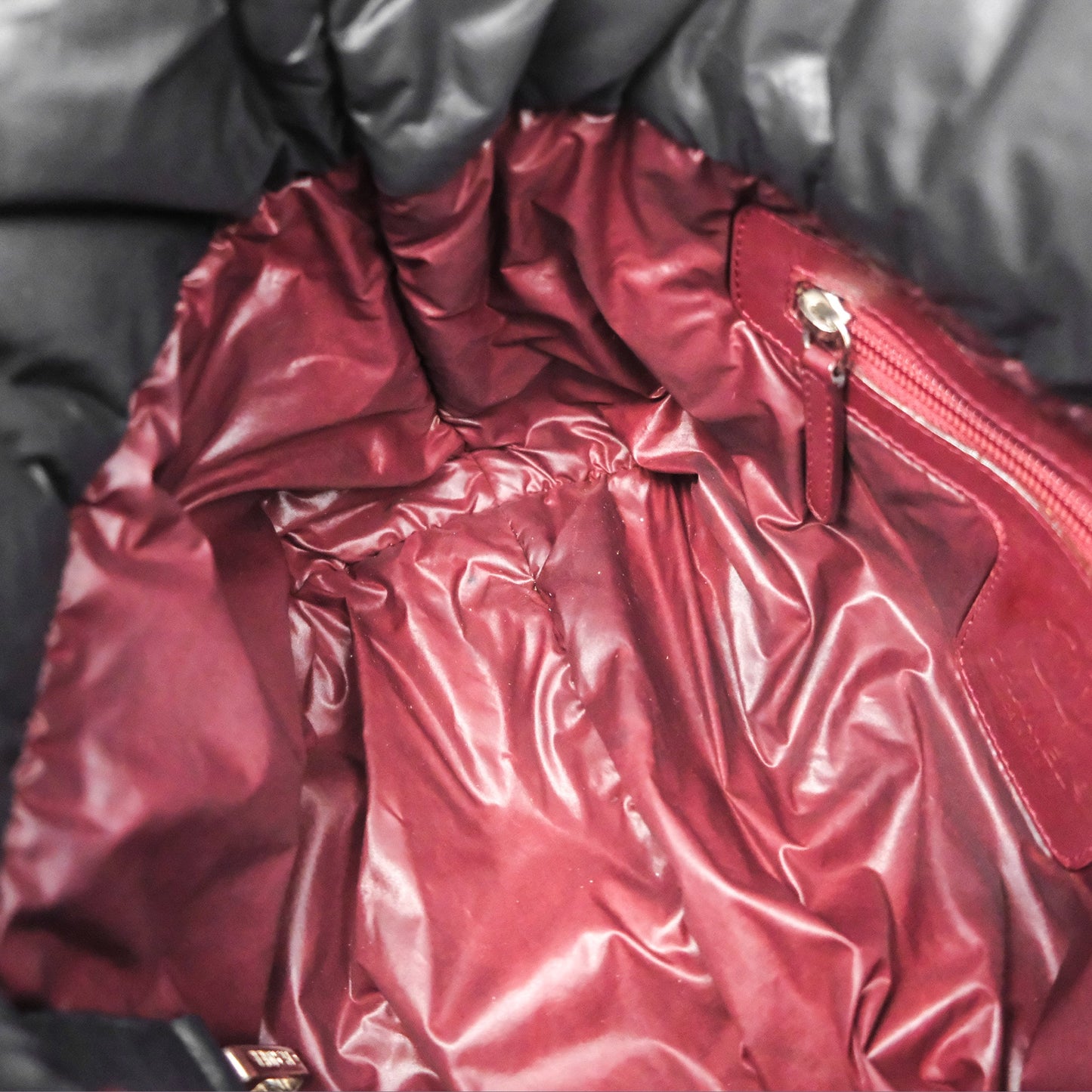 Chanel Coco Cocoon Tote Bag PM Black Nylon
