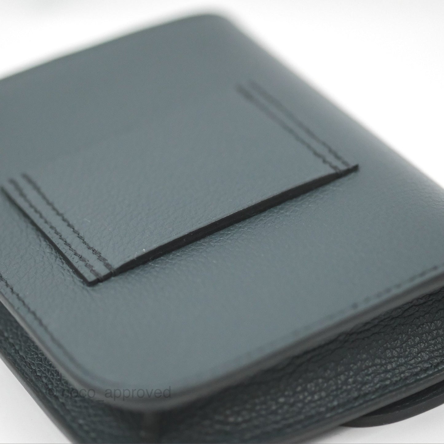 Hermès Constance Slim Wallet Vert Rousseau / Mauve Pale Evercolor Gold Hardware