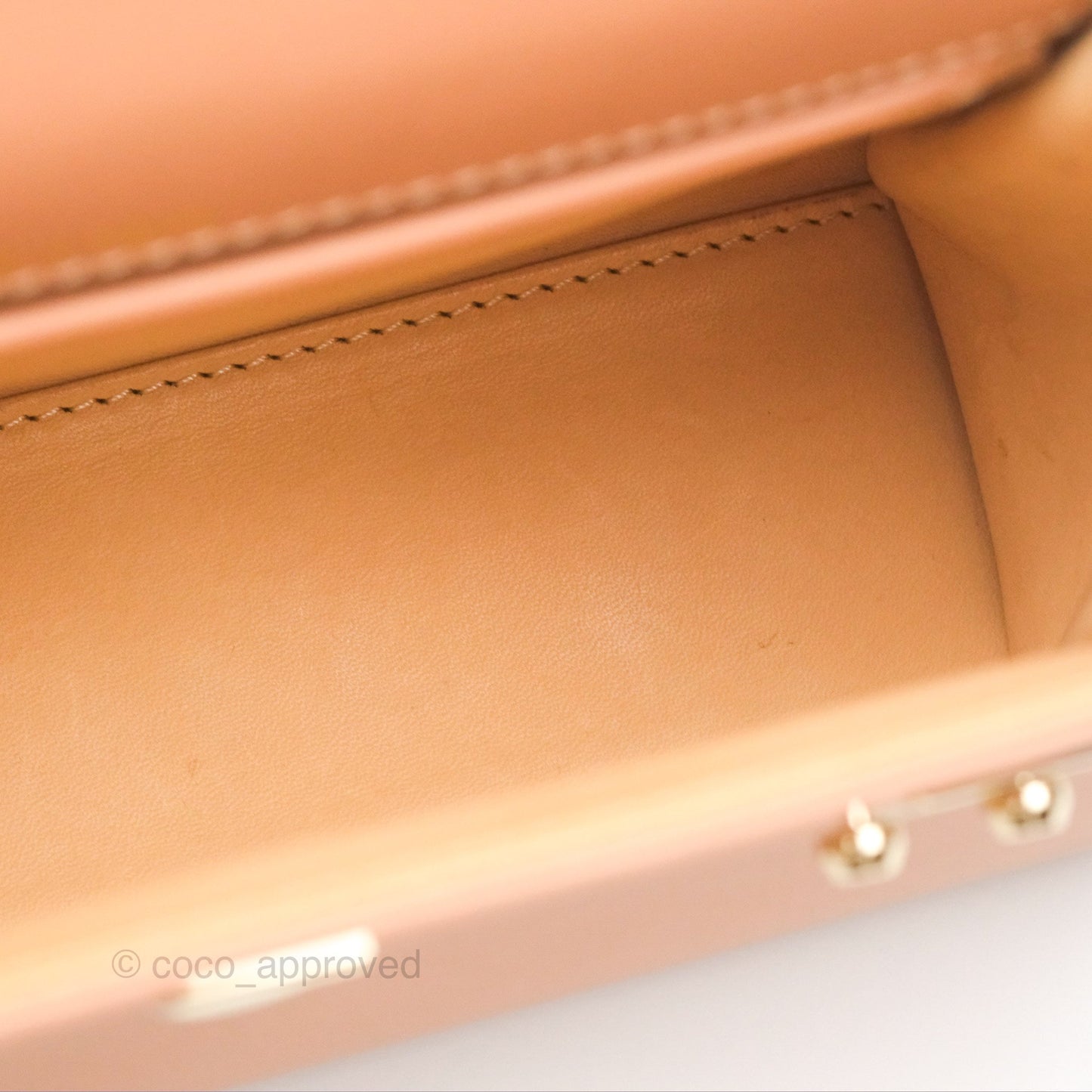 Delvaux Tempête Mini Beige Supple Calfskin Gold Hardware
