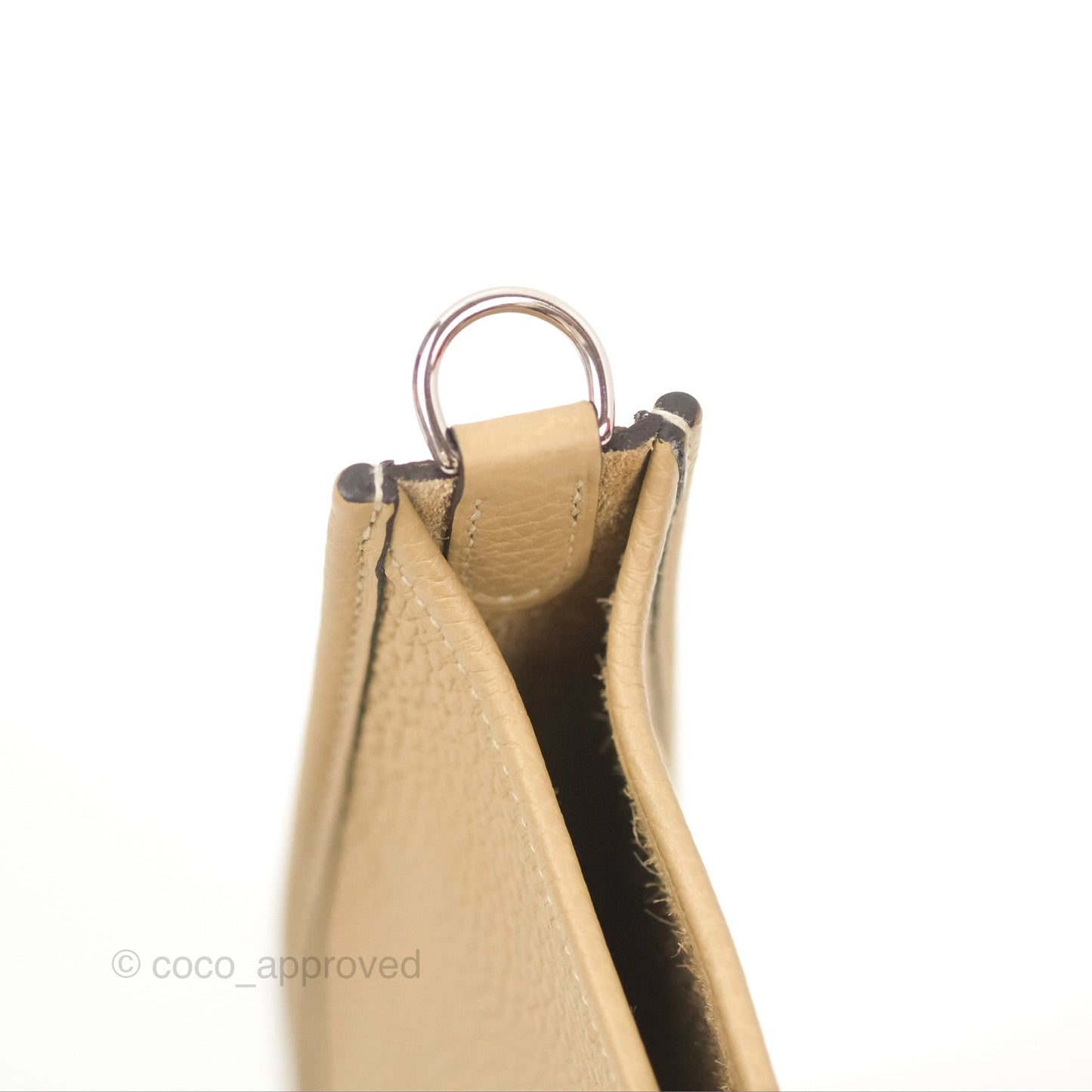 Hermès Mini Evelyne 16 Trench Clemence Palladium Hardware