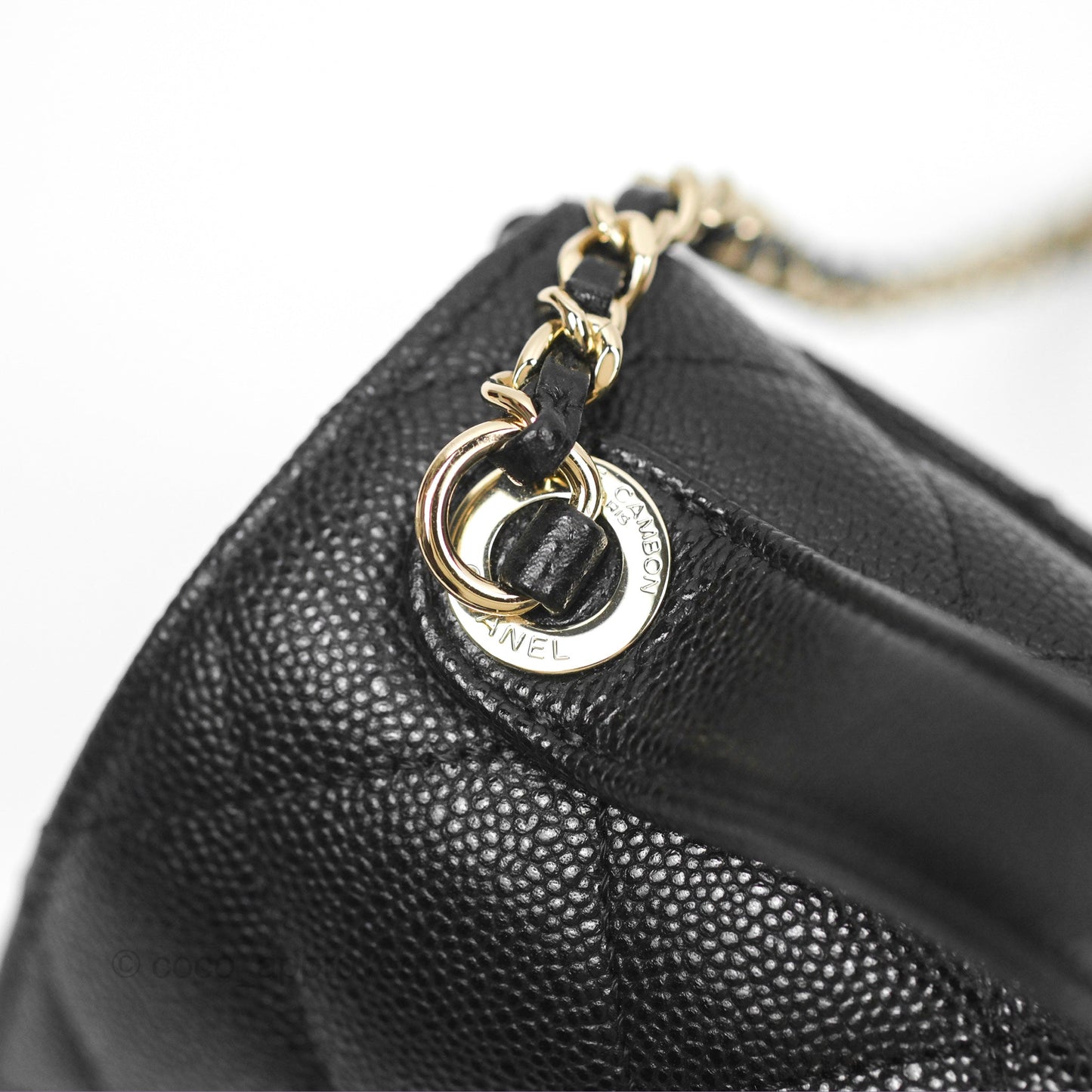 Chanel Quilted Small Business Affinity Flap Black Caviar Gold Hardware