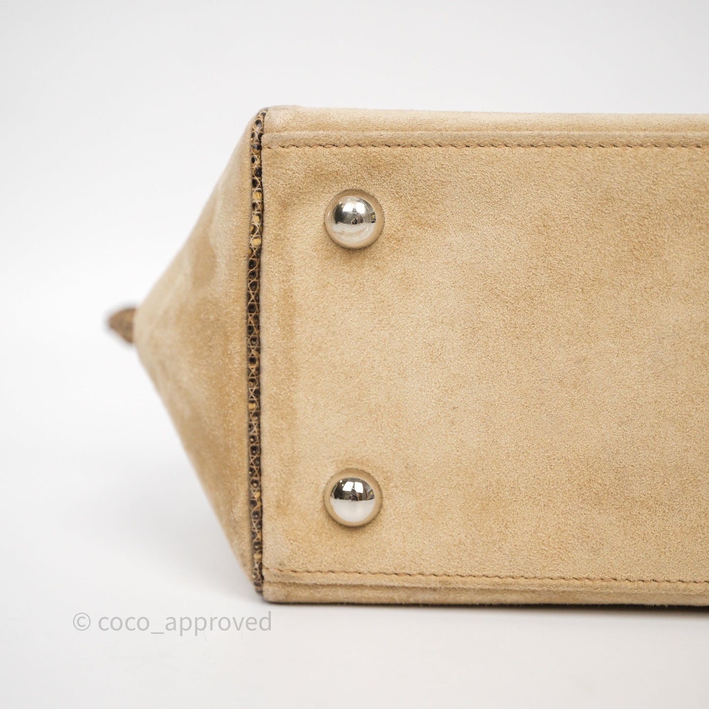 Hermès Beige Veau Doblis Salvator Lizard 27 Bombay Palladium Hardware
