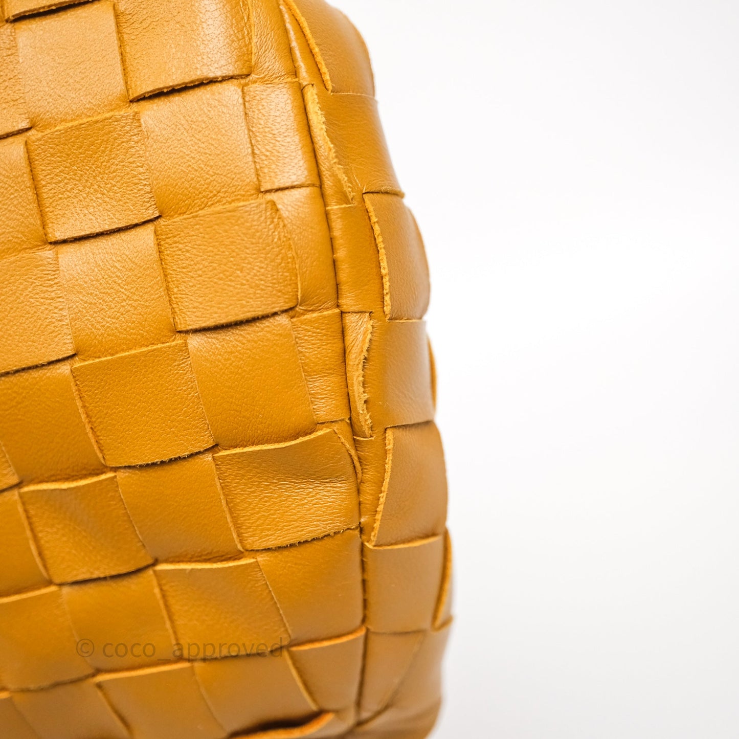 Bottega Veneta Teen Jodie Caramel Intrecciato Lambskin