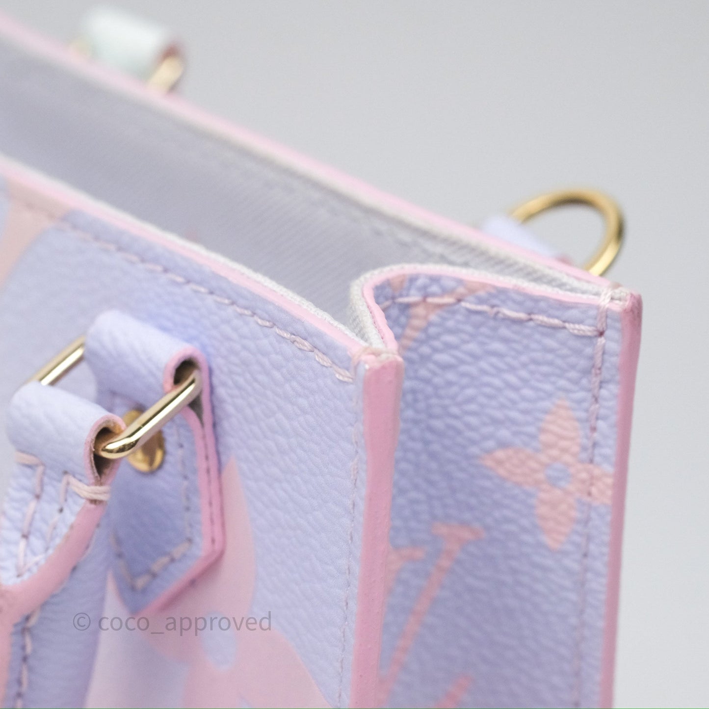 Louis Vuitton Petit Sac Plat Bag Sunrise Pastel