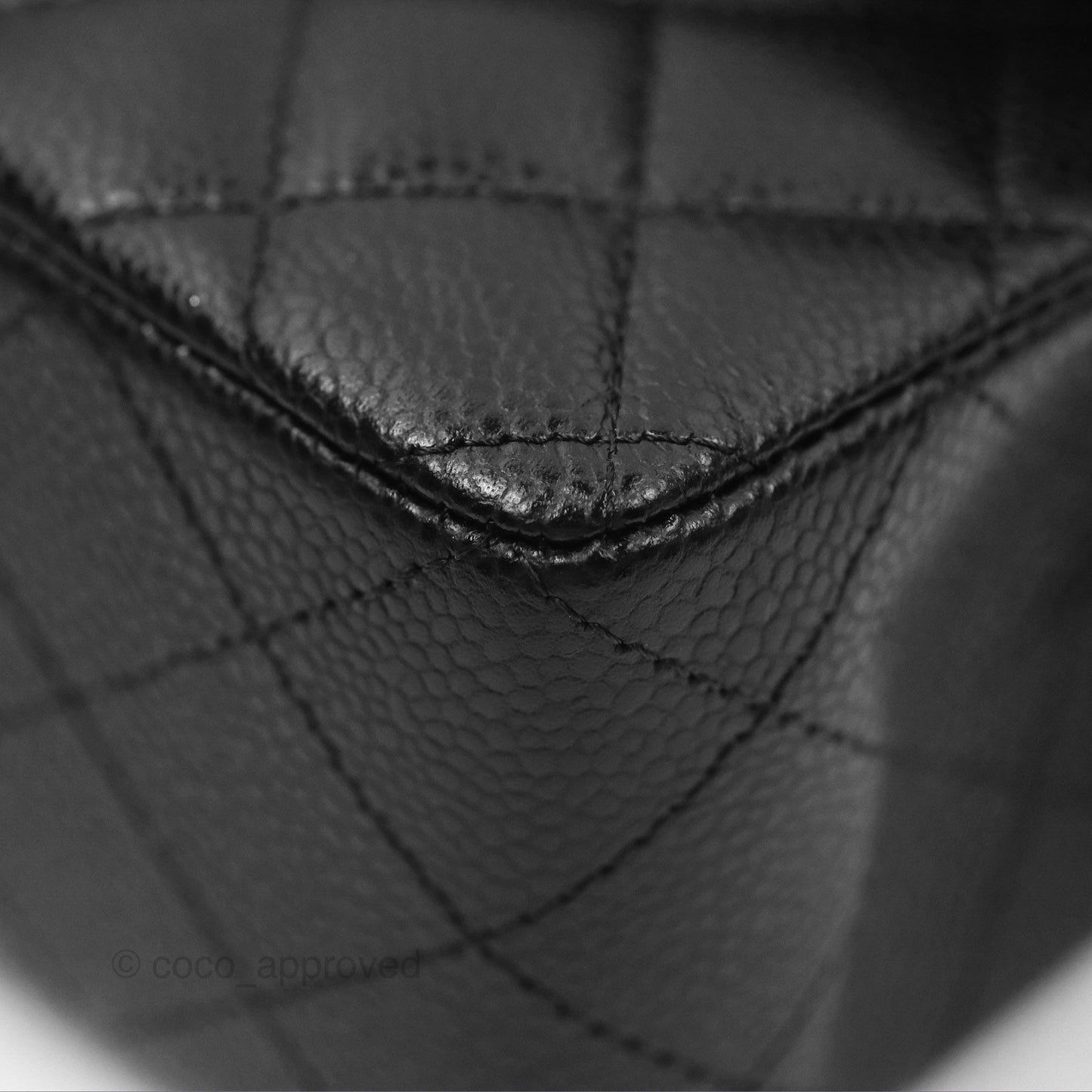 Chanel Small Classic Quilted Flap Black Caviar Gold Hardware