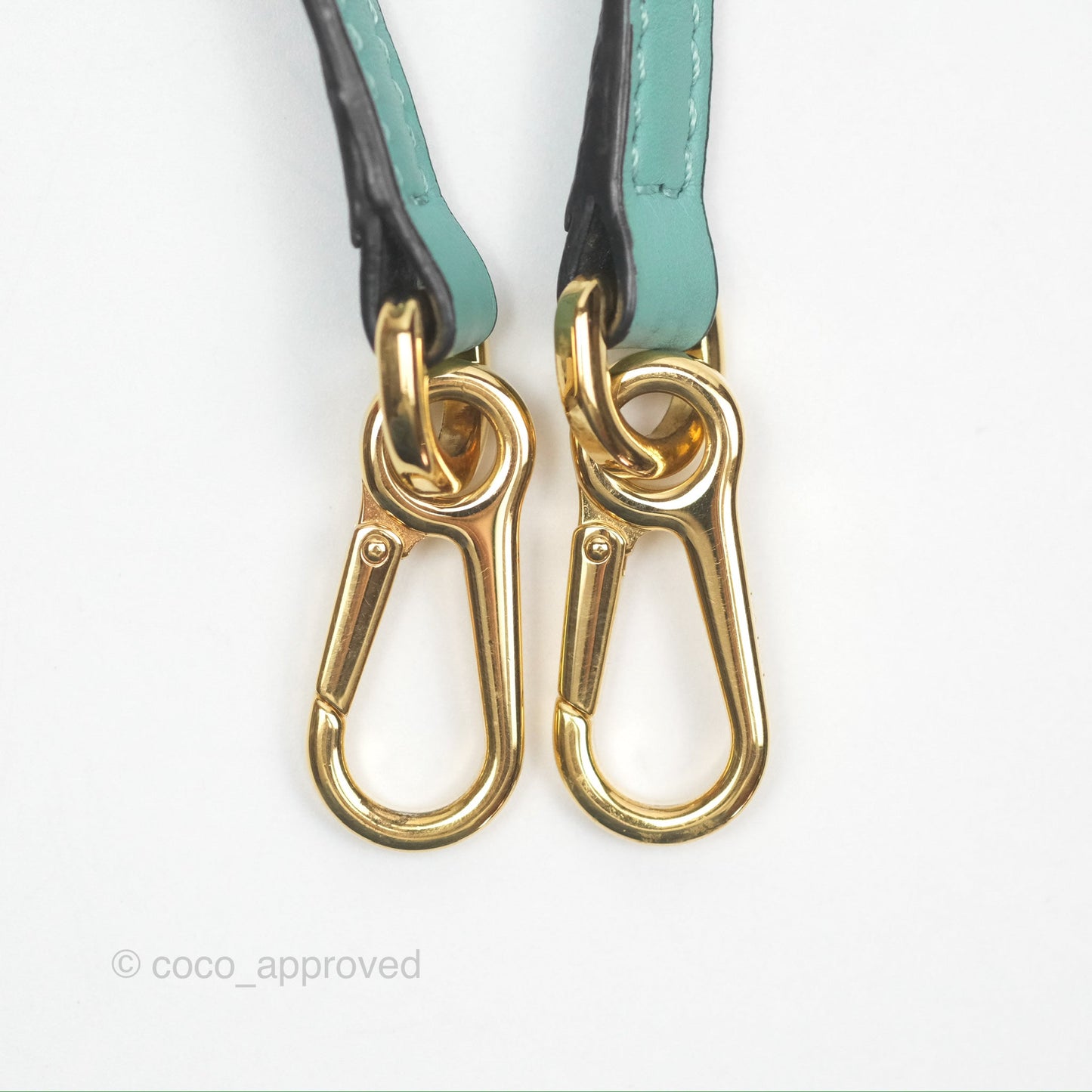 Loewe x Studio Ghibli Spirited Away Mini Puzzle Mint Calfskin