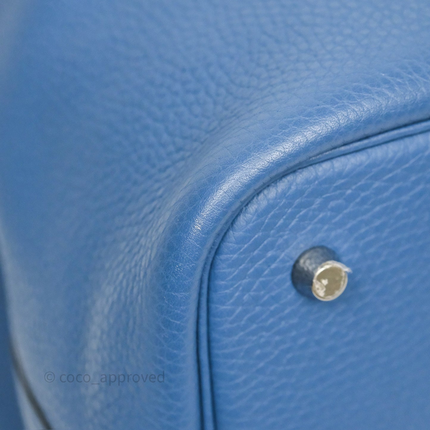 Hermès Picotin 22 Bleu Agate R2 Clemence Palladium Hardware