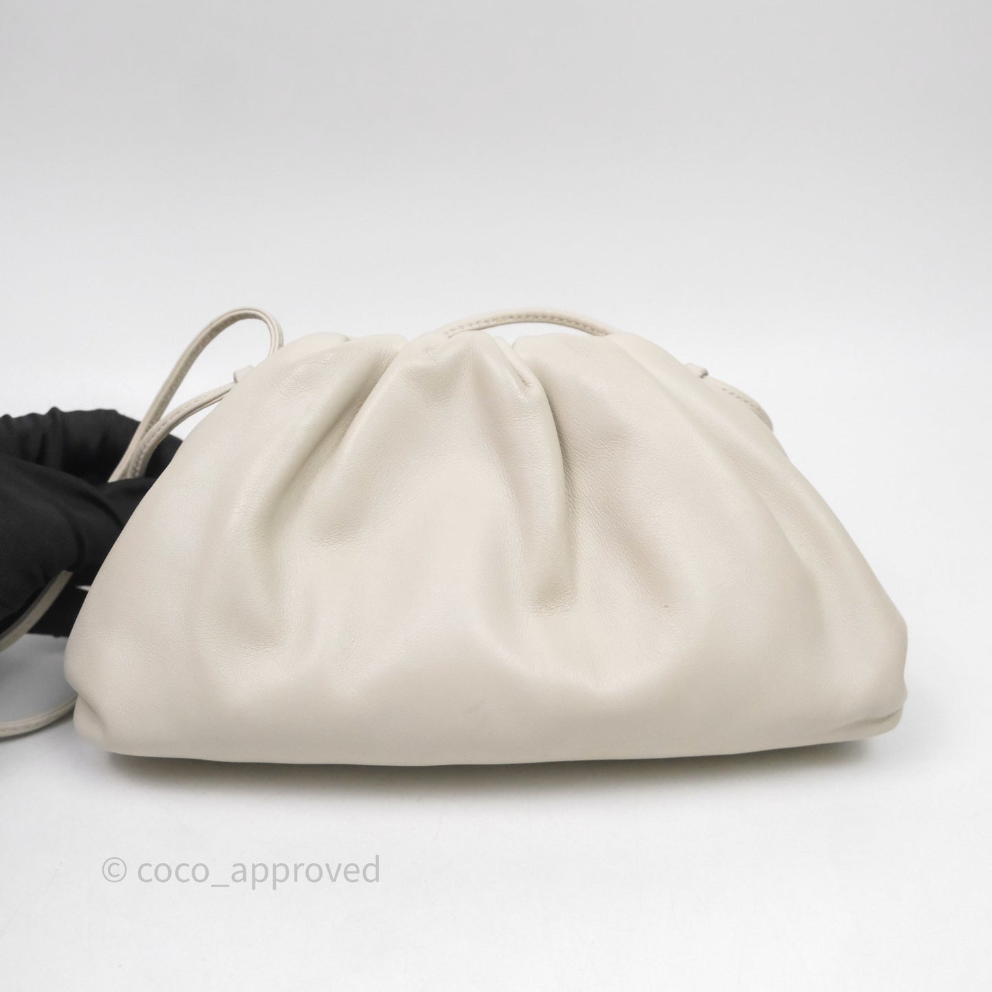 Bottega Veneta The Mini Pouch Ivory Calfskin