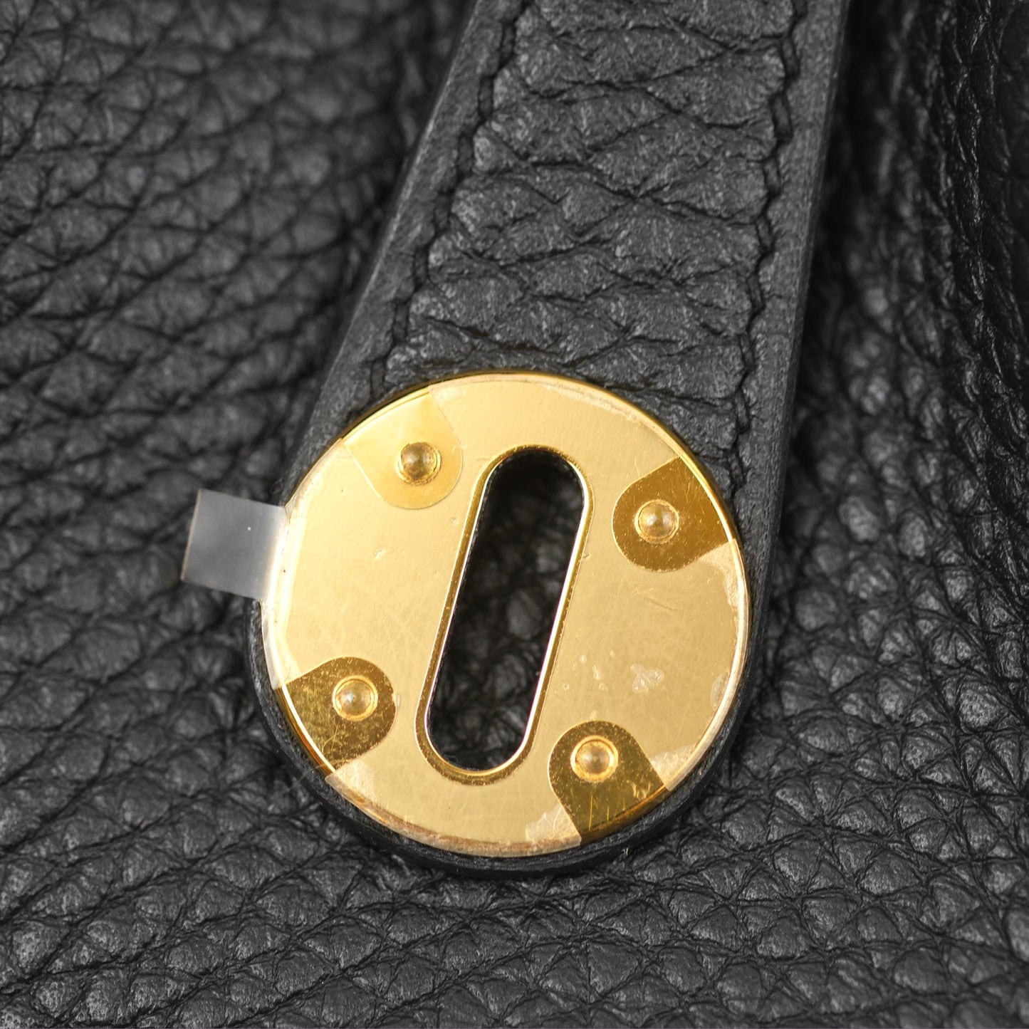 Hermès Lindy 26 Black Clemence Gold Hardware