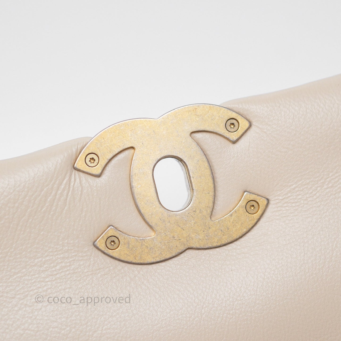 Chanel 19 Small Light Beige Mixed Hardware