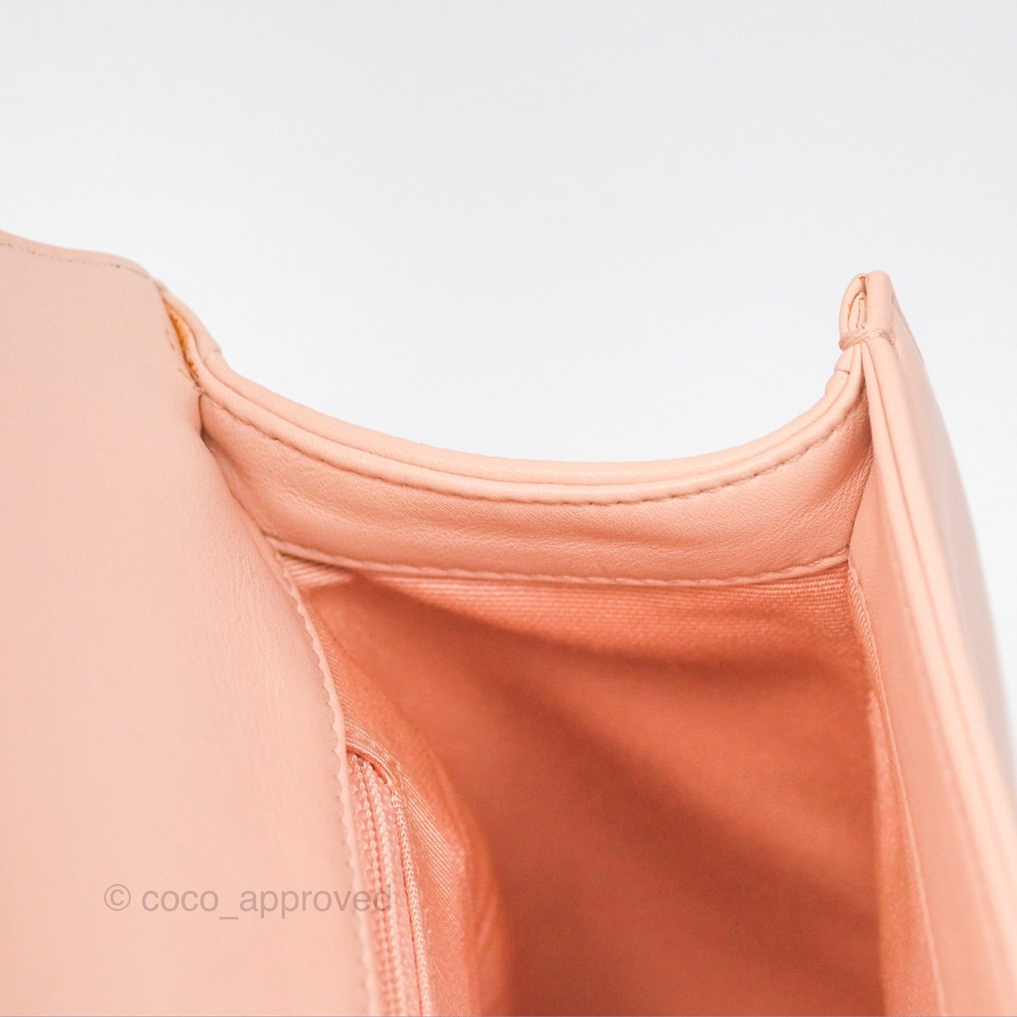 Chanel Quilted New Medium Boy Pink Lambskin Ruthenium Hardware