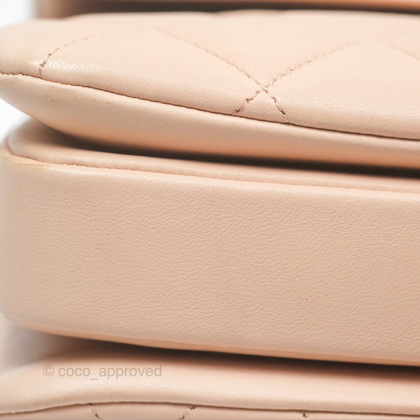 Chanel Trendy CC Small Beige Lambskin Gold Hardware