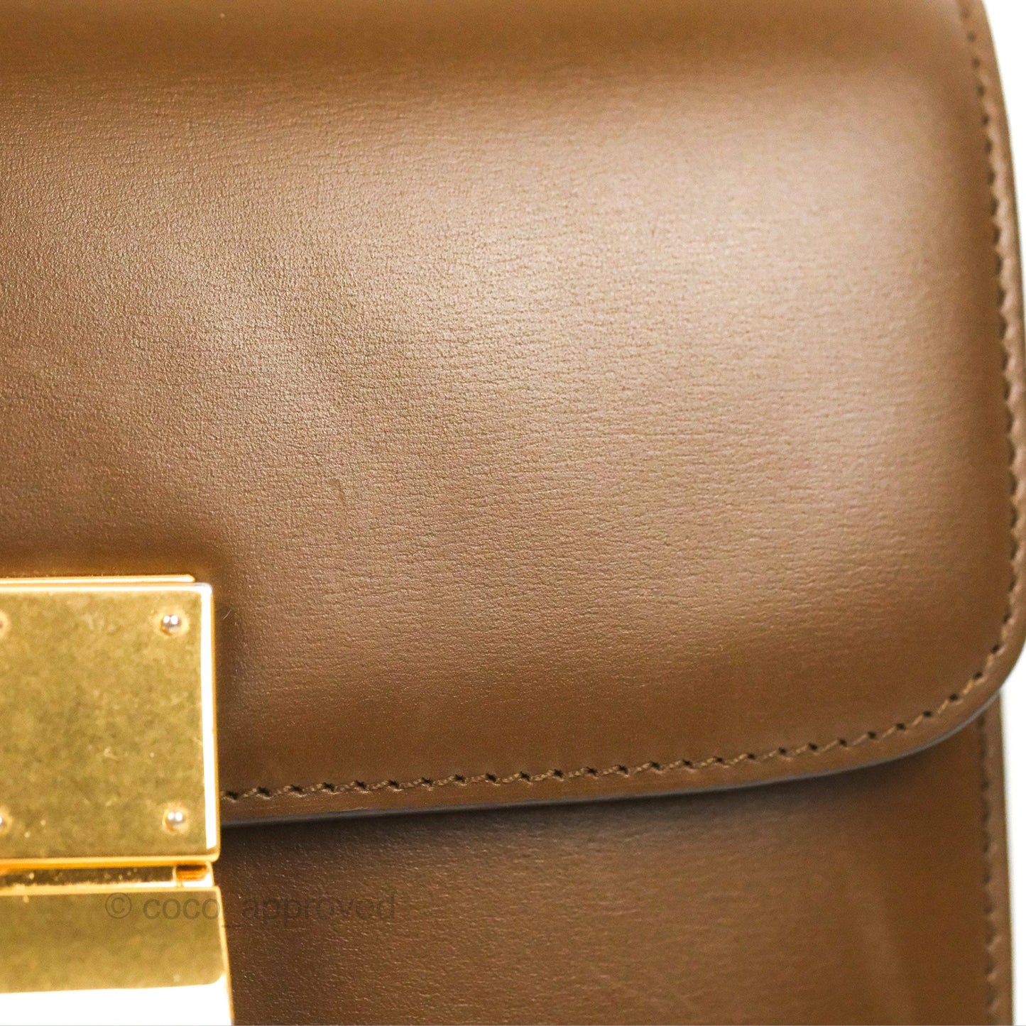 Celine Teen Classic Box Flap Caramel Box Calfskin