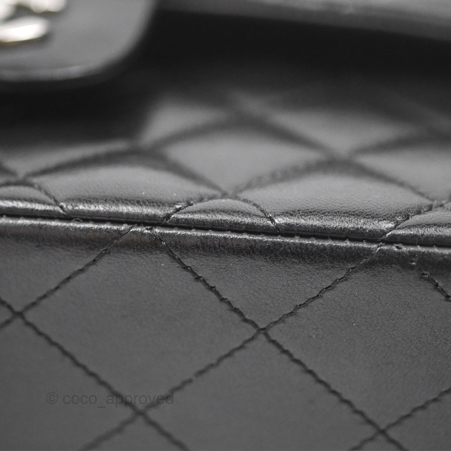 Chanel Small S/M Classic Flap Black Lambskin Silver Hardware
