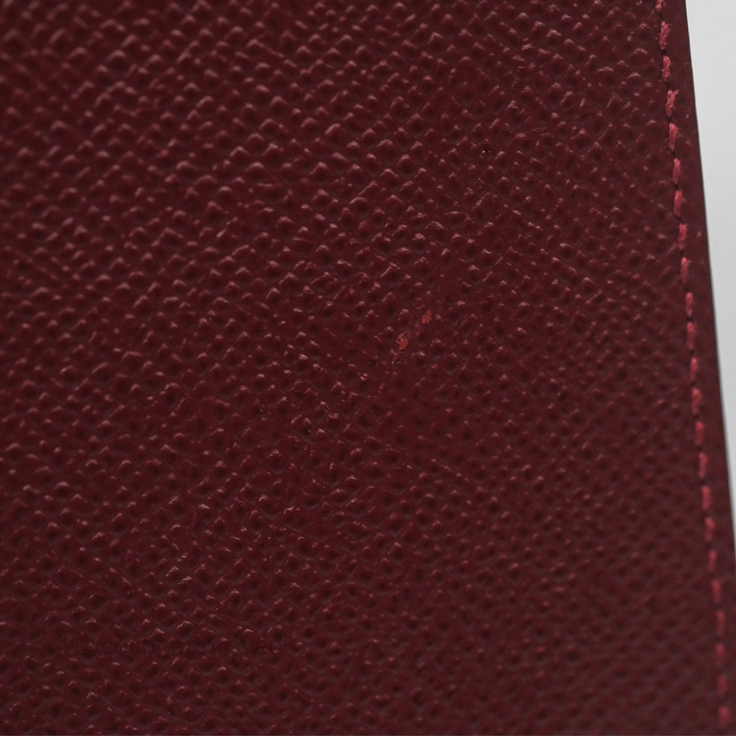 Hermès Sellier Kelly 25 Rouge H Epsom Gold Hardware