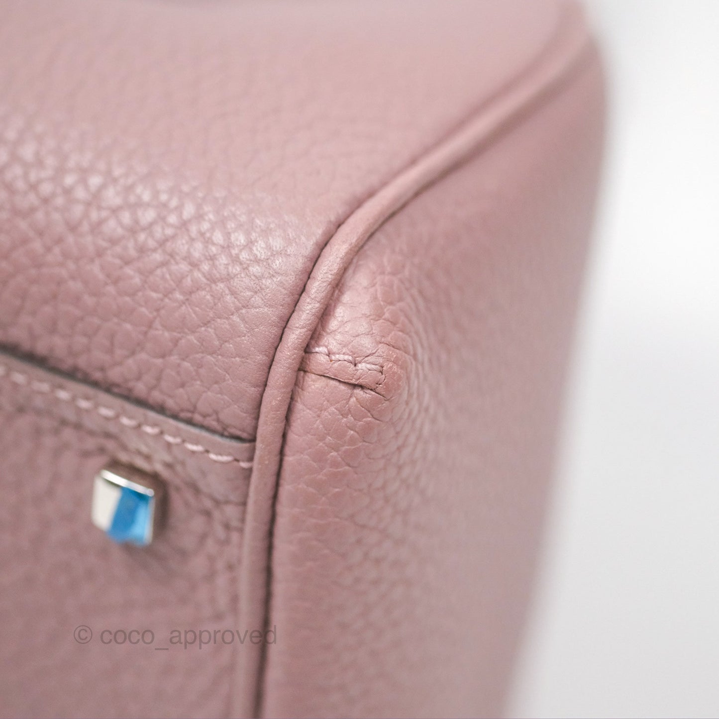 Moynat Pauline PM Bag Purple Calfskin Silver Hardware
