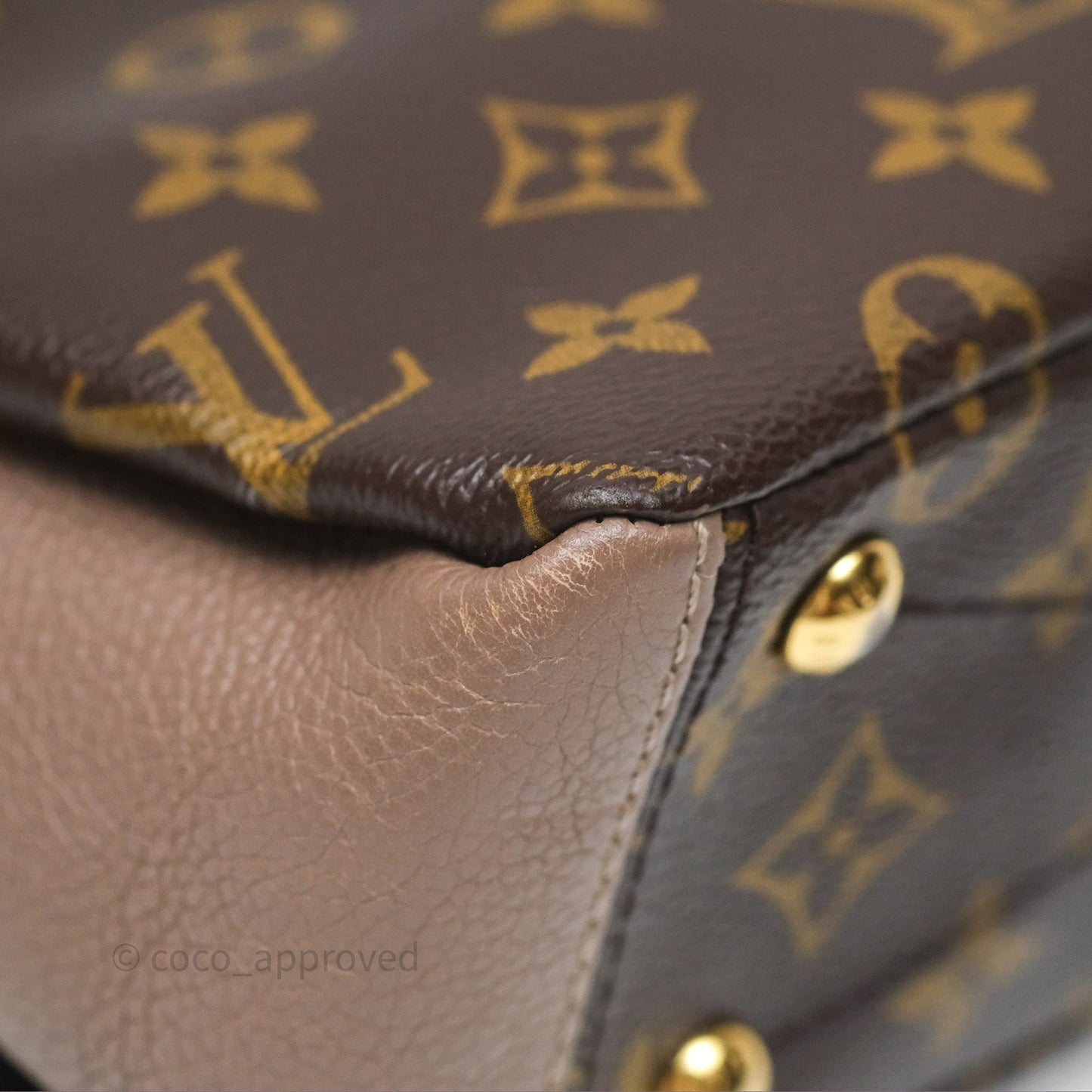 Louis Vuitton Pallas BB Monogram Full Taupe Glace