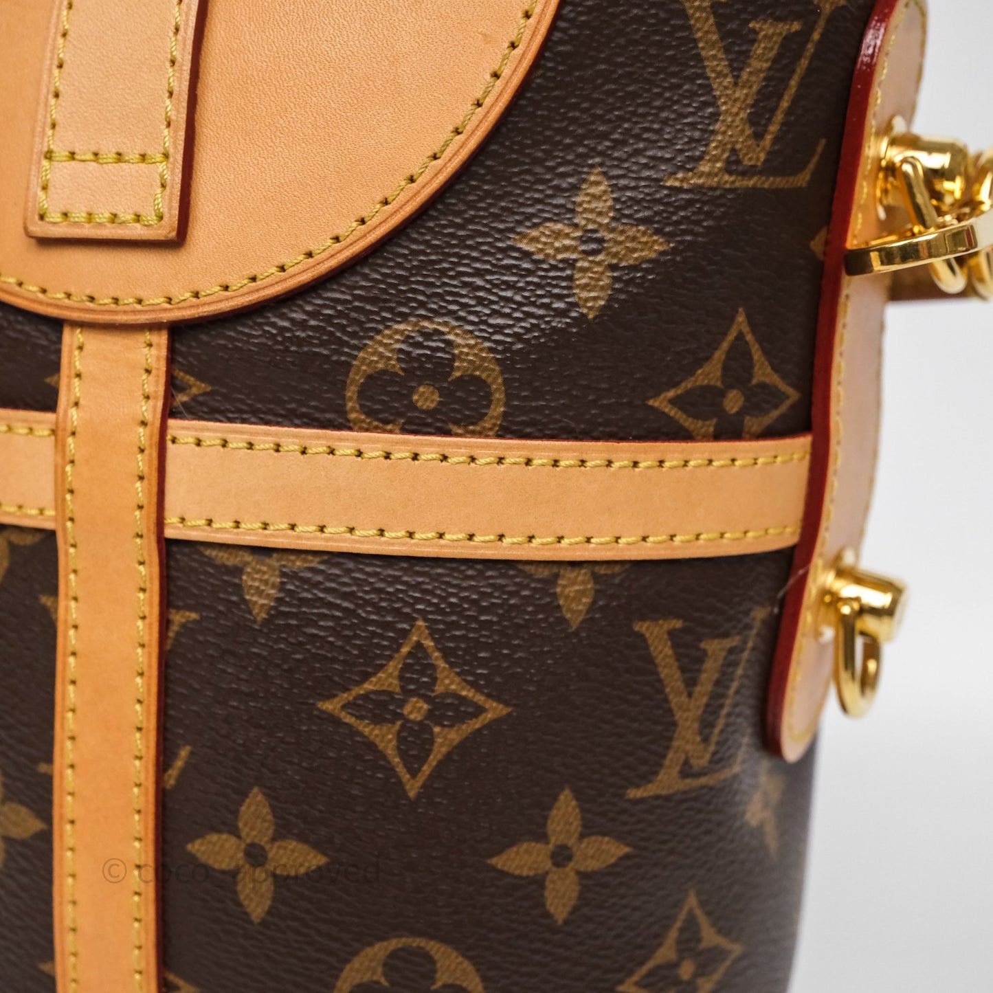 Louis Vuitton Duffle Bucket Bag Monogram Canvas