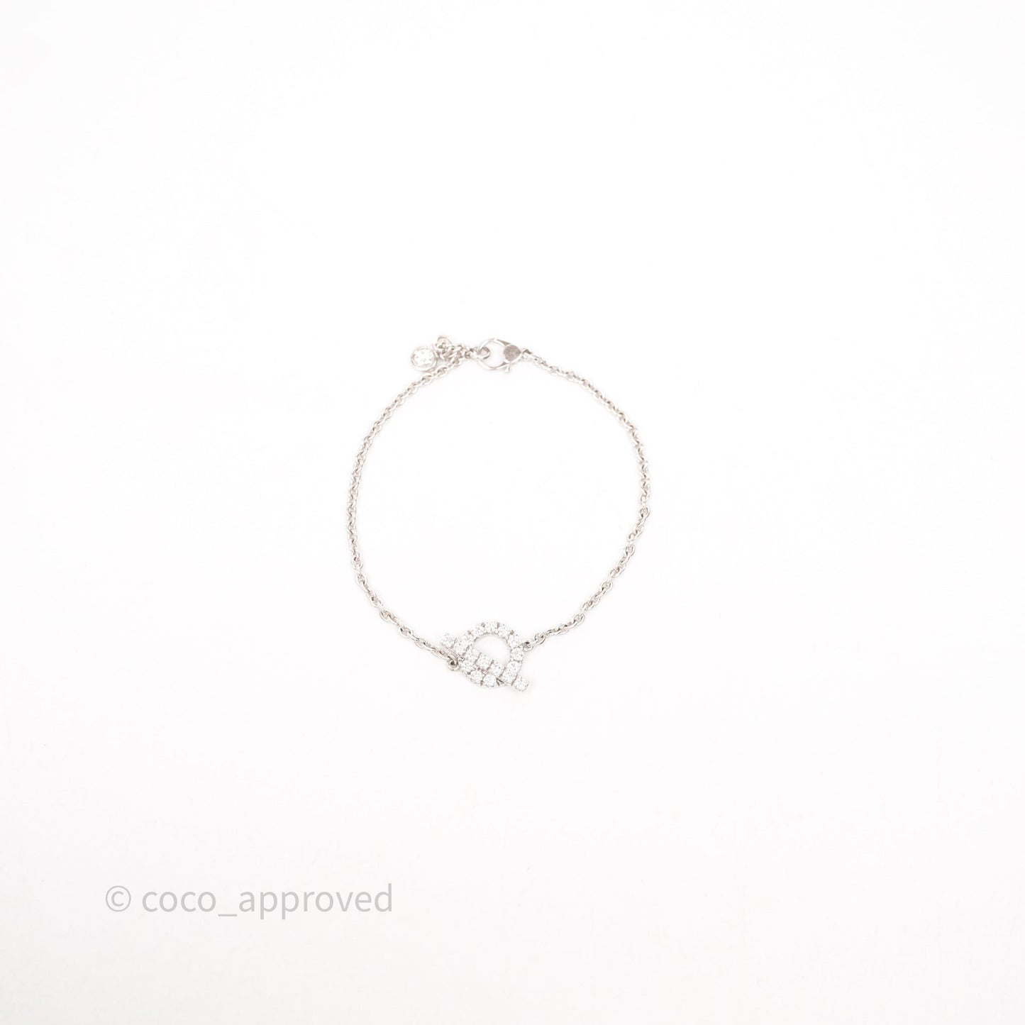 Hermès Finesse Bracelet Diamonds White Gold
