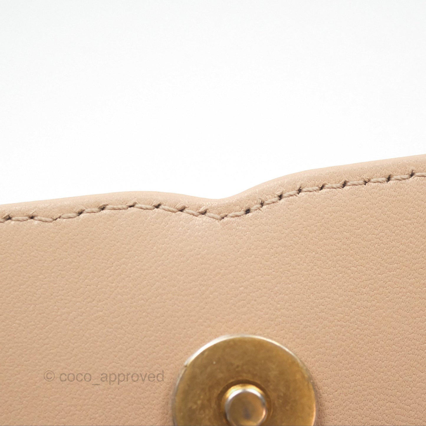 Chanel Quilted Small CC Filigree Flap Beige Black Caviar