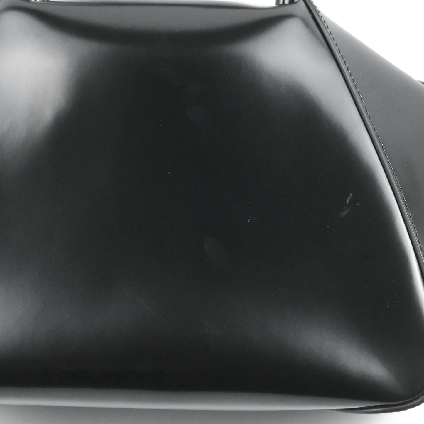 Prada Small Supernova Handbag Brushed Leather Black