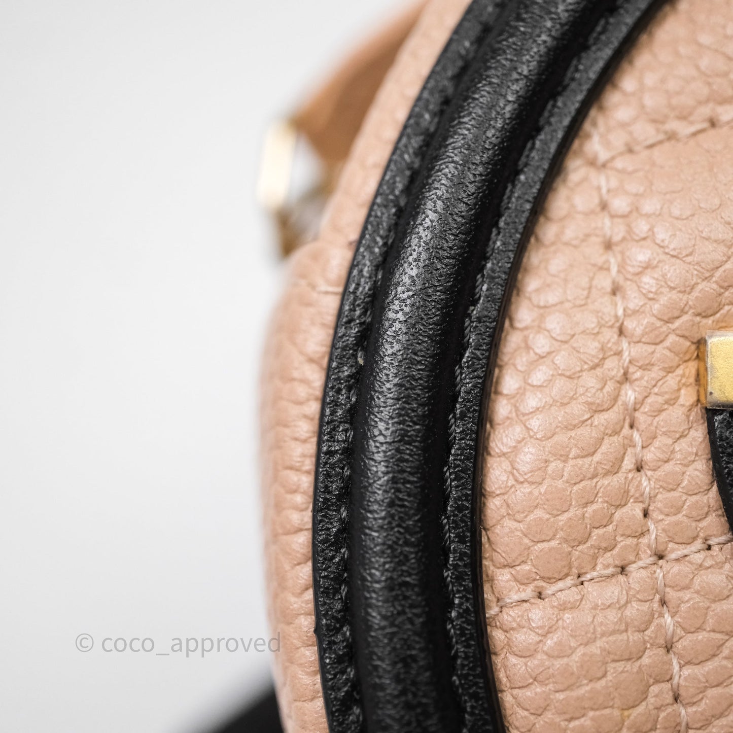 Chanel Quilted Round Filigree Clutch With Chain Beige/ Black Caviar Aged Gold Hardware