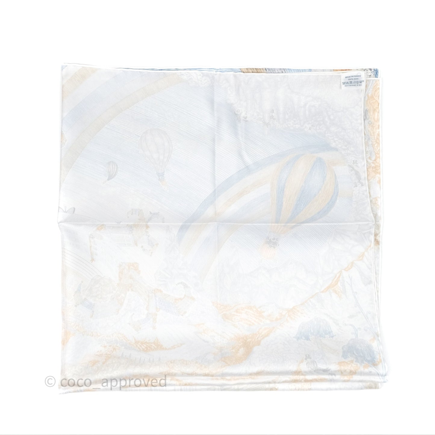 Hermès Les Folies du Faubourg Scarf 90