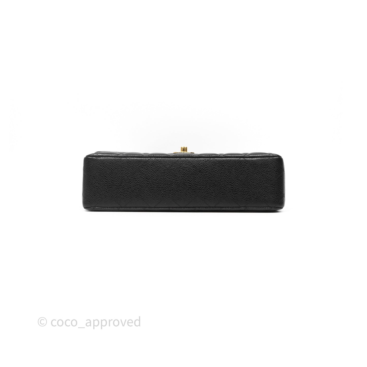 Chanel Classic Medium Flap Quilted Black Caviar Gold Hardware