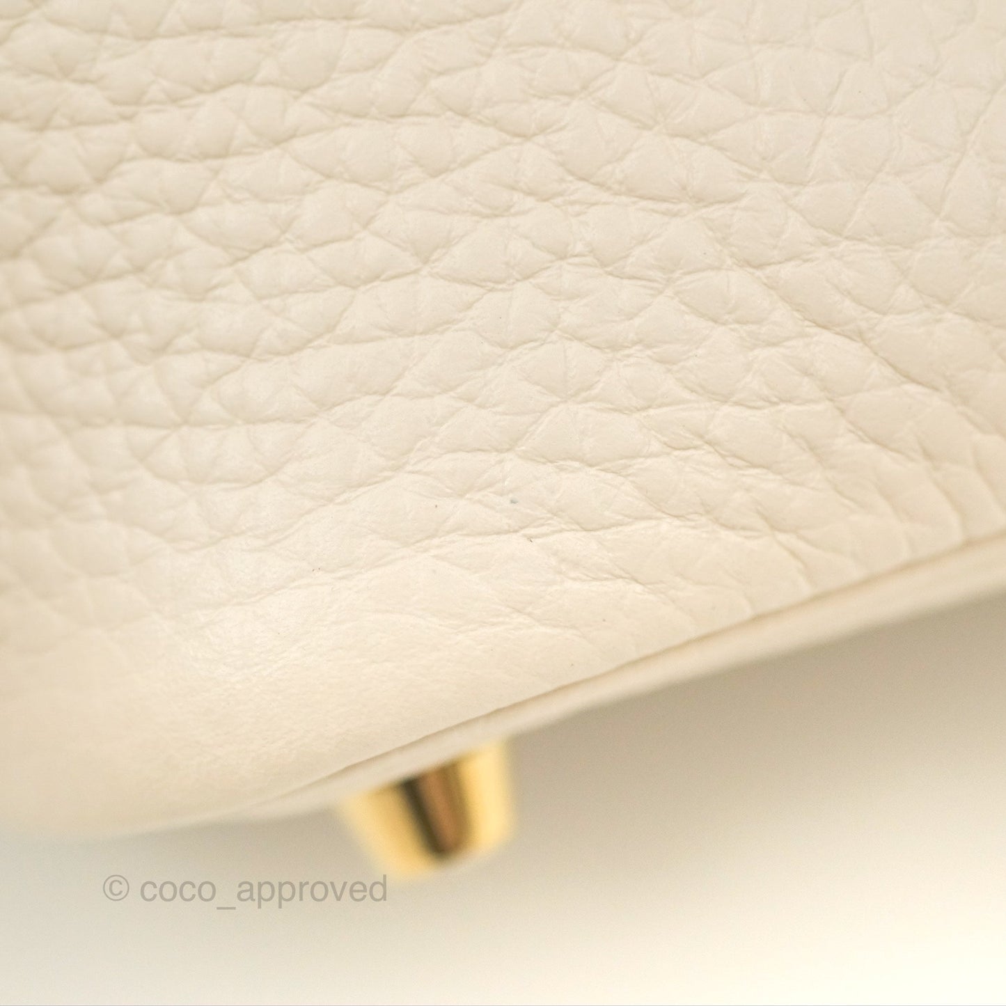 Hermès Picotin Lock 18 Craie Taurillon Clemence Gold Hardware