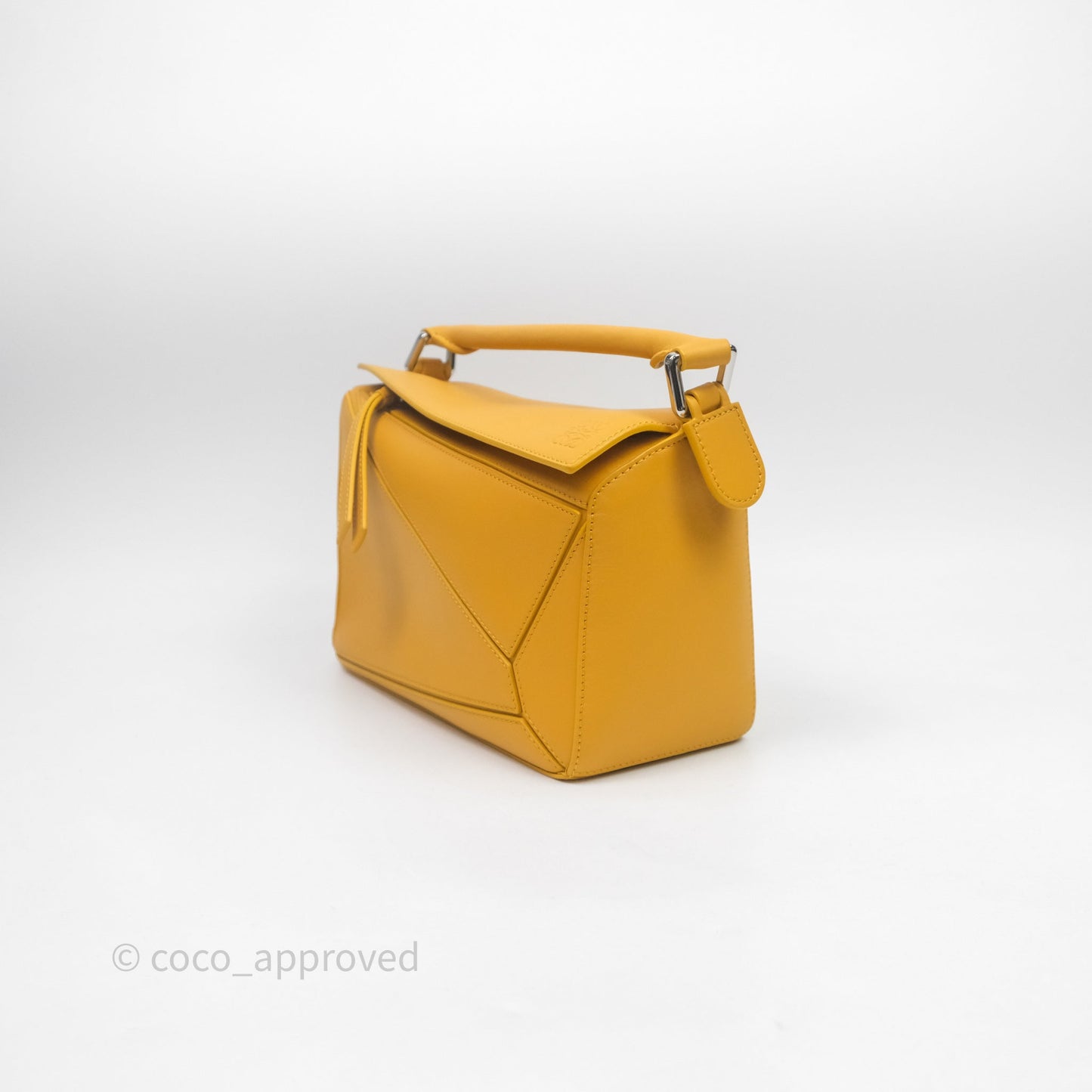 Loewe Small Puzzle Bag Sunflower With Logo Strap