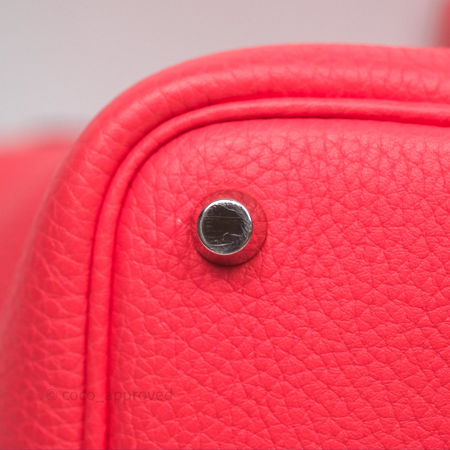 Hermès Picotin 18 Rose Texas Taurillon Clemence Palladium Hardware