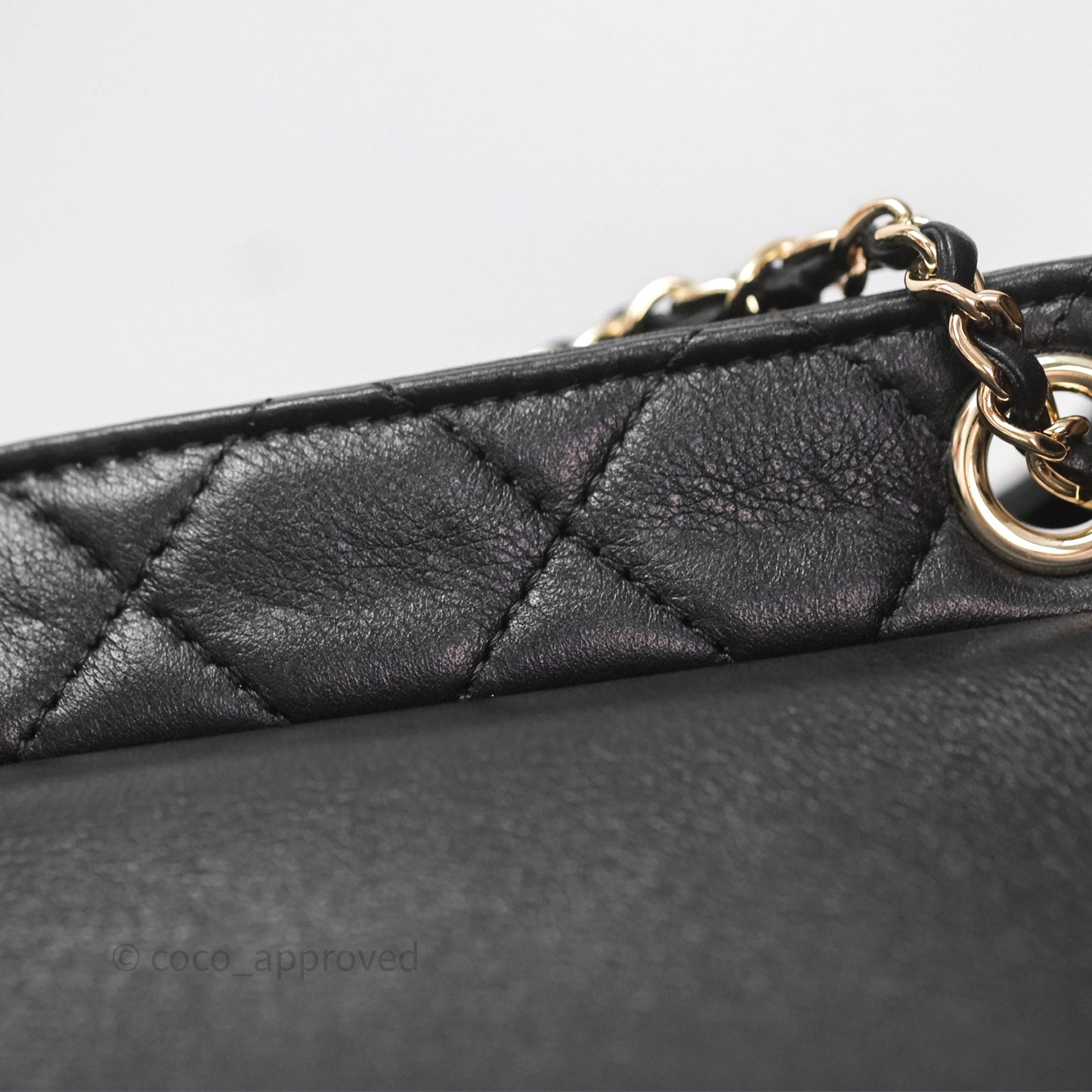Chanel Quilted Large Duma Drawstring Backpack Black Calfskin