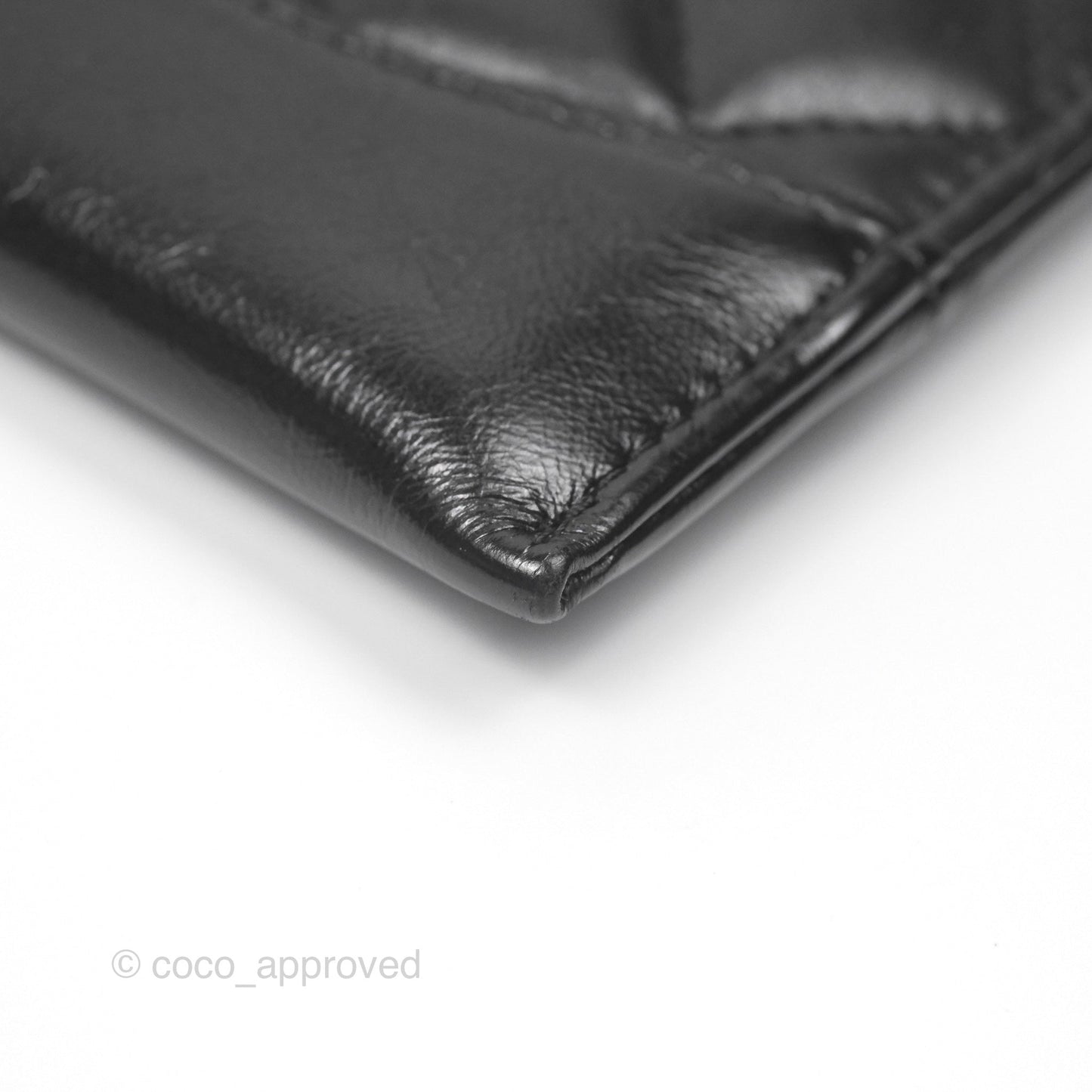 Chanel Quilted Gabrielle Zip Pouch Black Calfskin