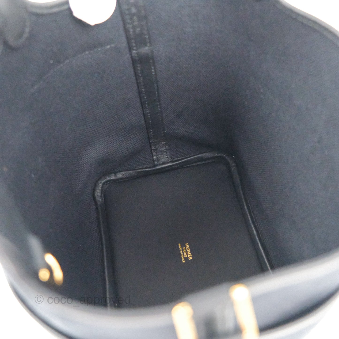 Hermes Picotin Lock 18 Cargo Pockets Black Gold Hardware