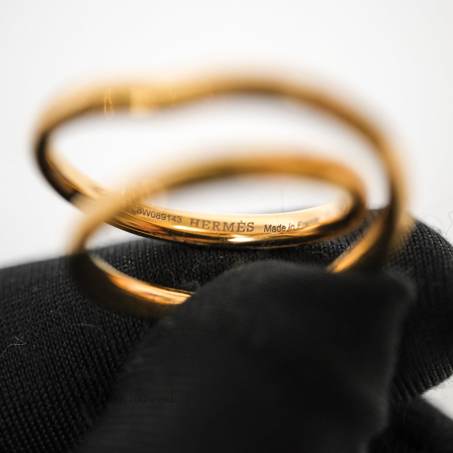 Hermès Vertige Coeur Gold Ring 51MM