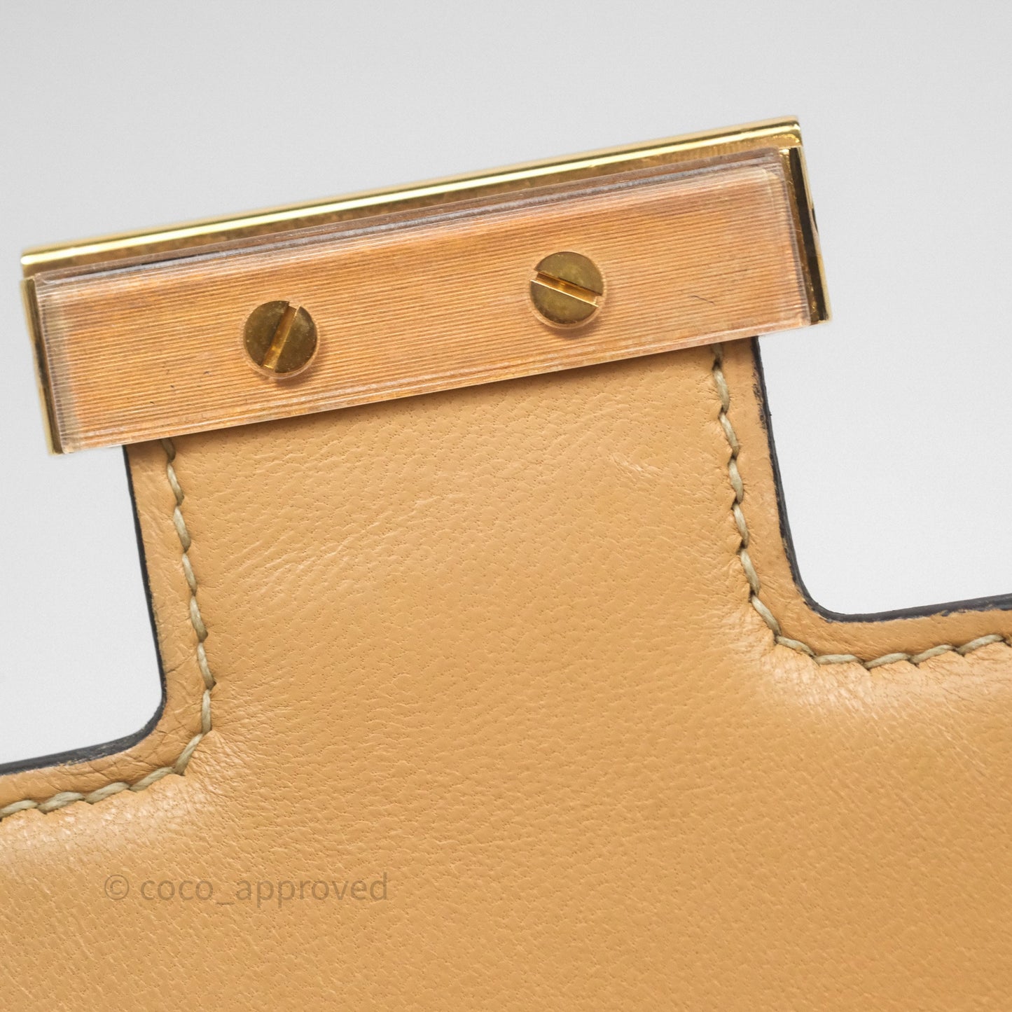Hermès Constance 24 Trench S2/ Naturel 27 Epsom Gold Hardware