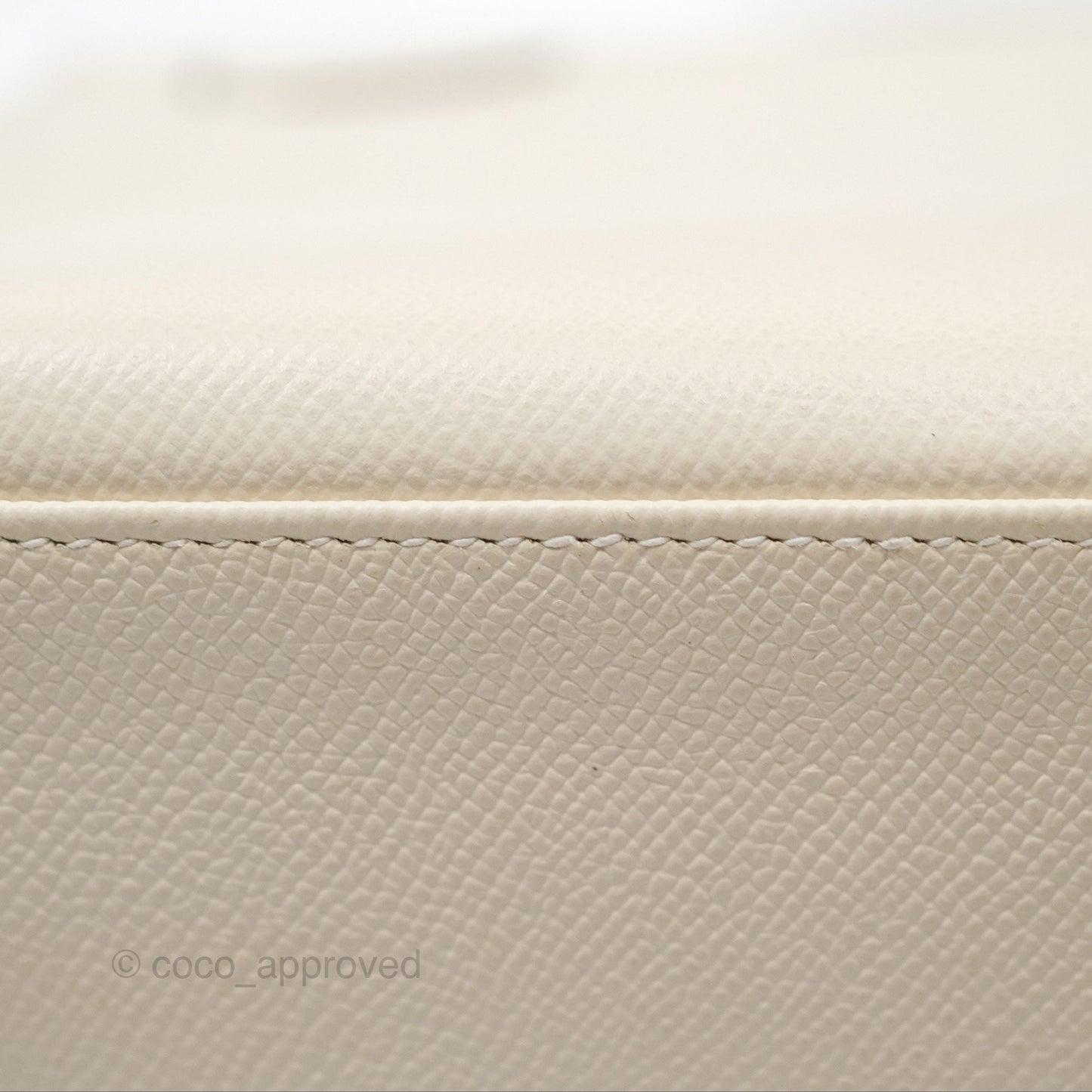 Hermès Kelly 28 Sellier Craie 10 Epsom Gold Hardware